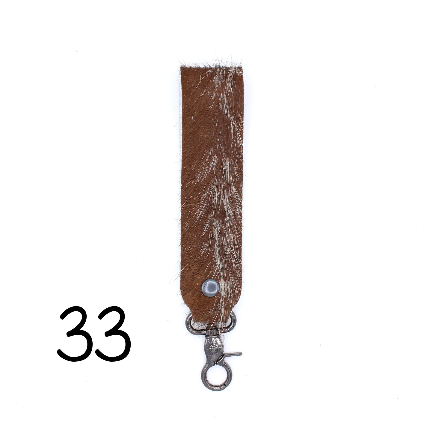 Hair Hide WIDE Wristlet Keychain - SINGLE