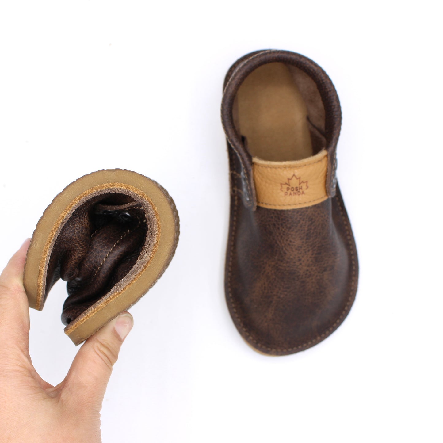 YOUTH Hampton Mocs - Whiskey - 8mm Caramel Hybrid Soles