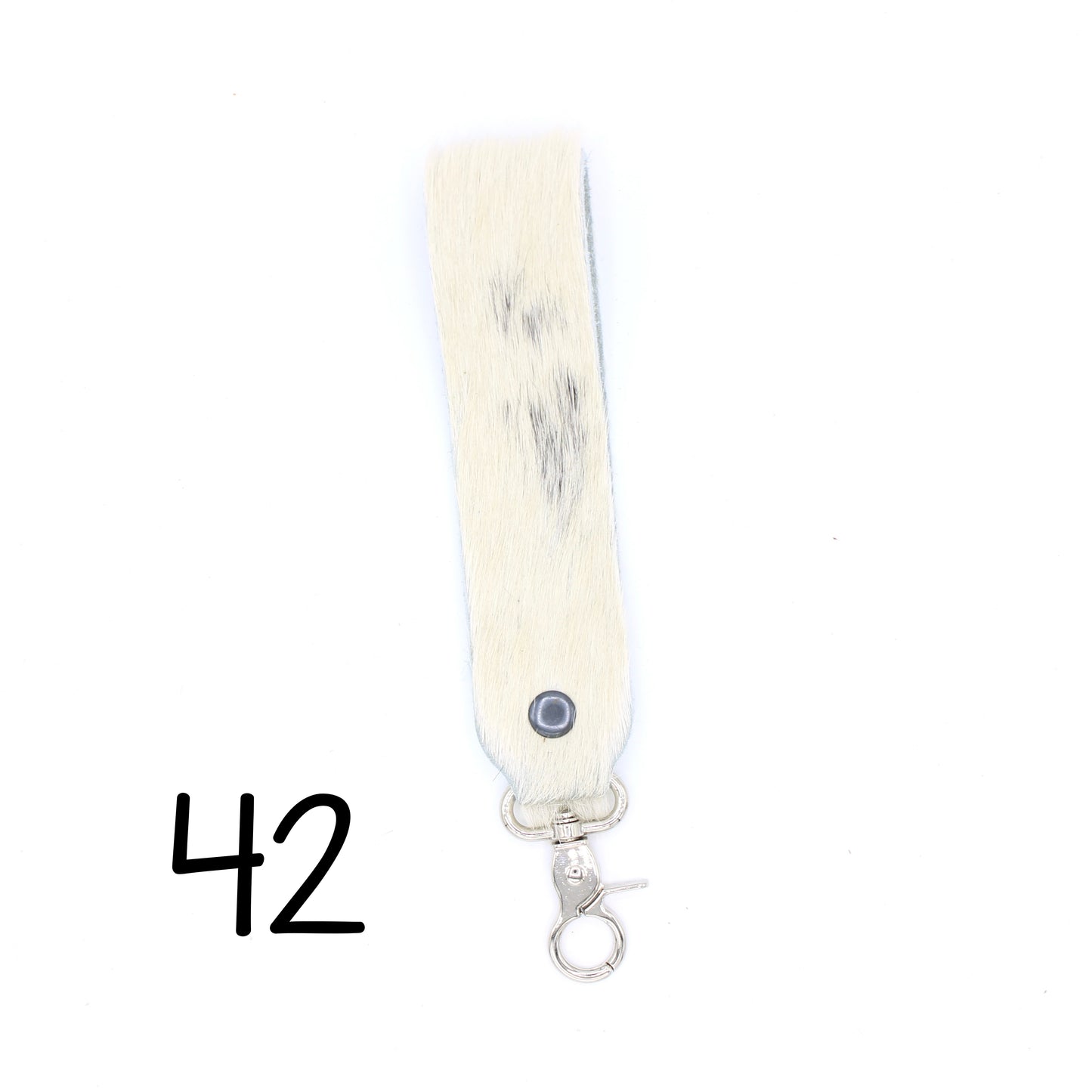 Hair Hide WIDE Wristlet Keychain - SINGLE