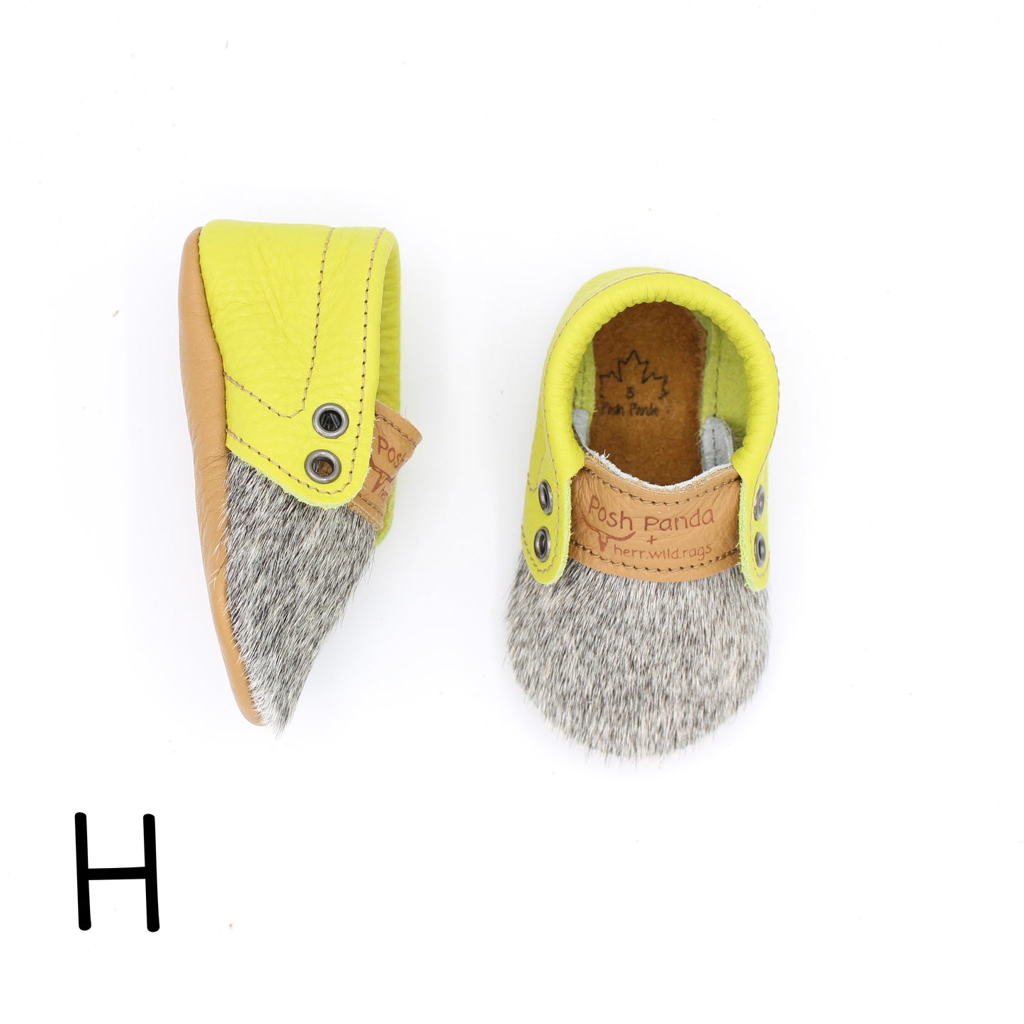 Hair Hide Mocs - BABY/TODDLER (Soft Sole) - Size 3