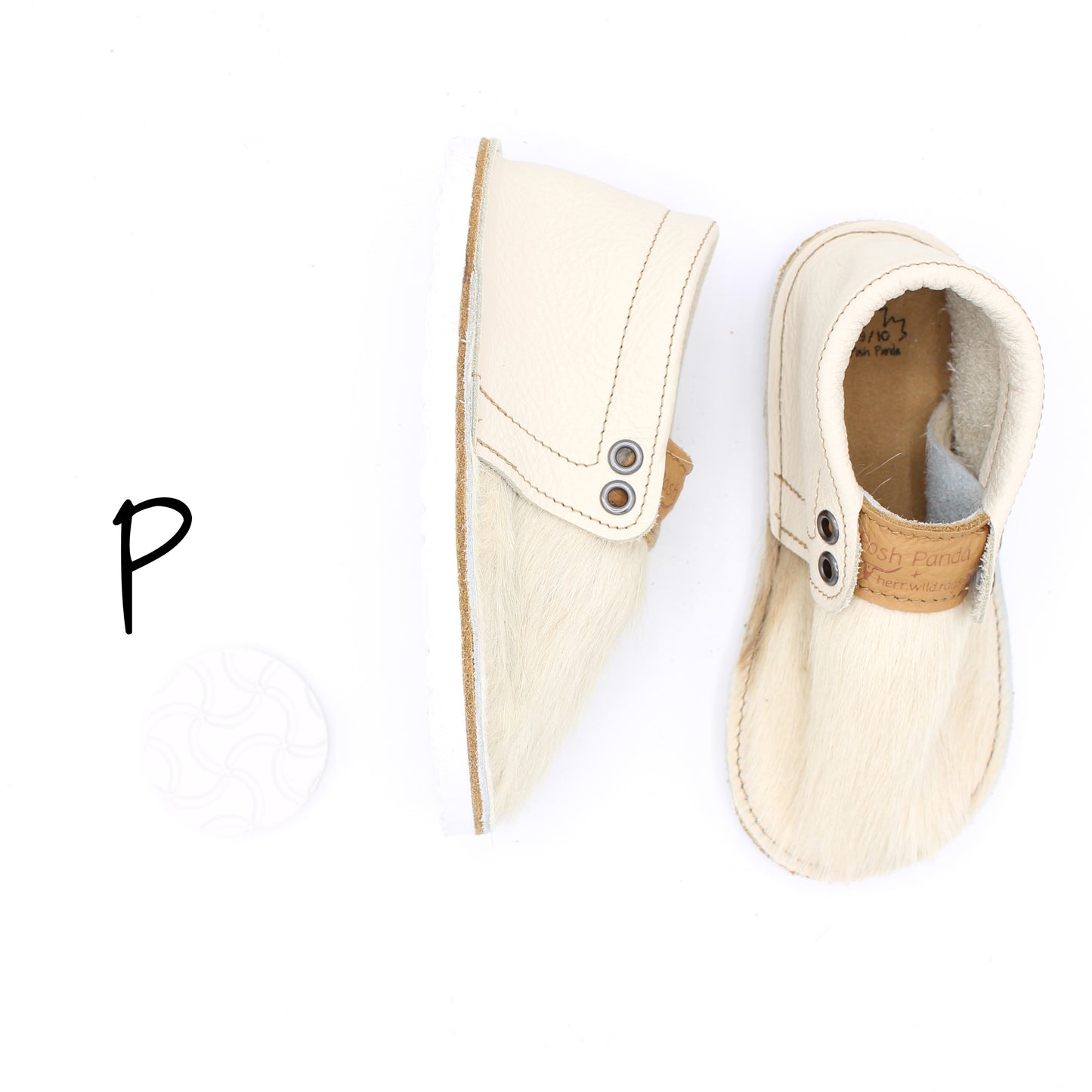 Hair Hide Mocs - TODDLER - Size 9/10 (RUGGED Sole)