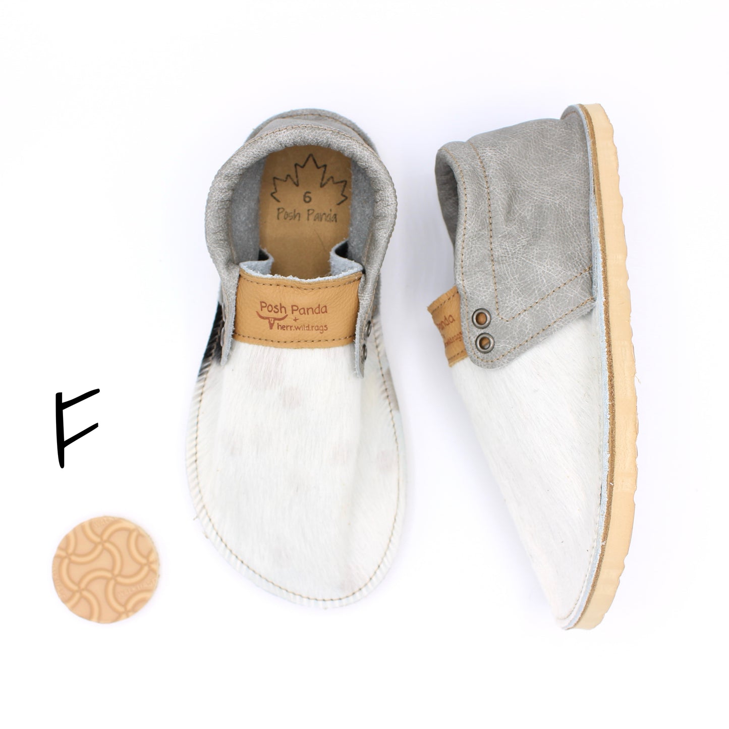 Hair Hide Collab Mocs - Ladies - SIZE 6 - RUGGED