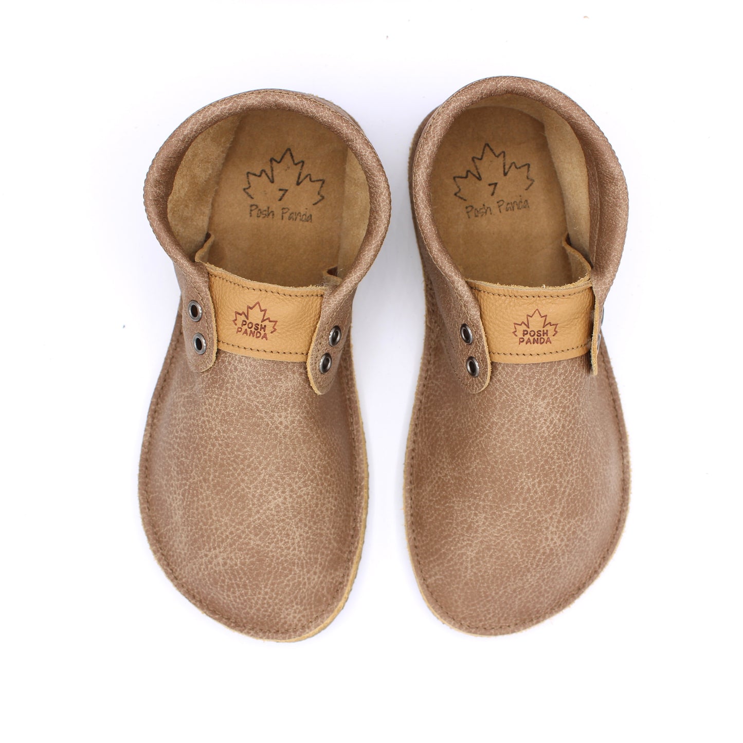 Ladies Hampton Mocs - Portobello - 6mm Caramel Hybrid Soles