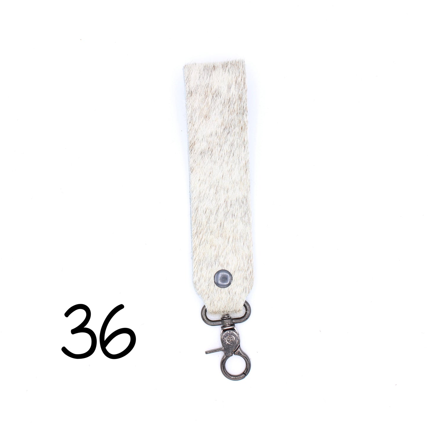 Hair Hide WIDE Wristlet Keychain - SINGLE