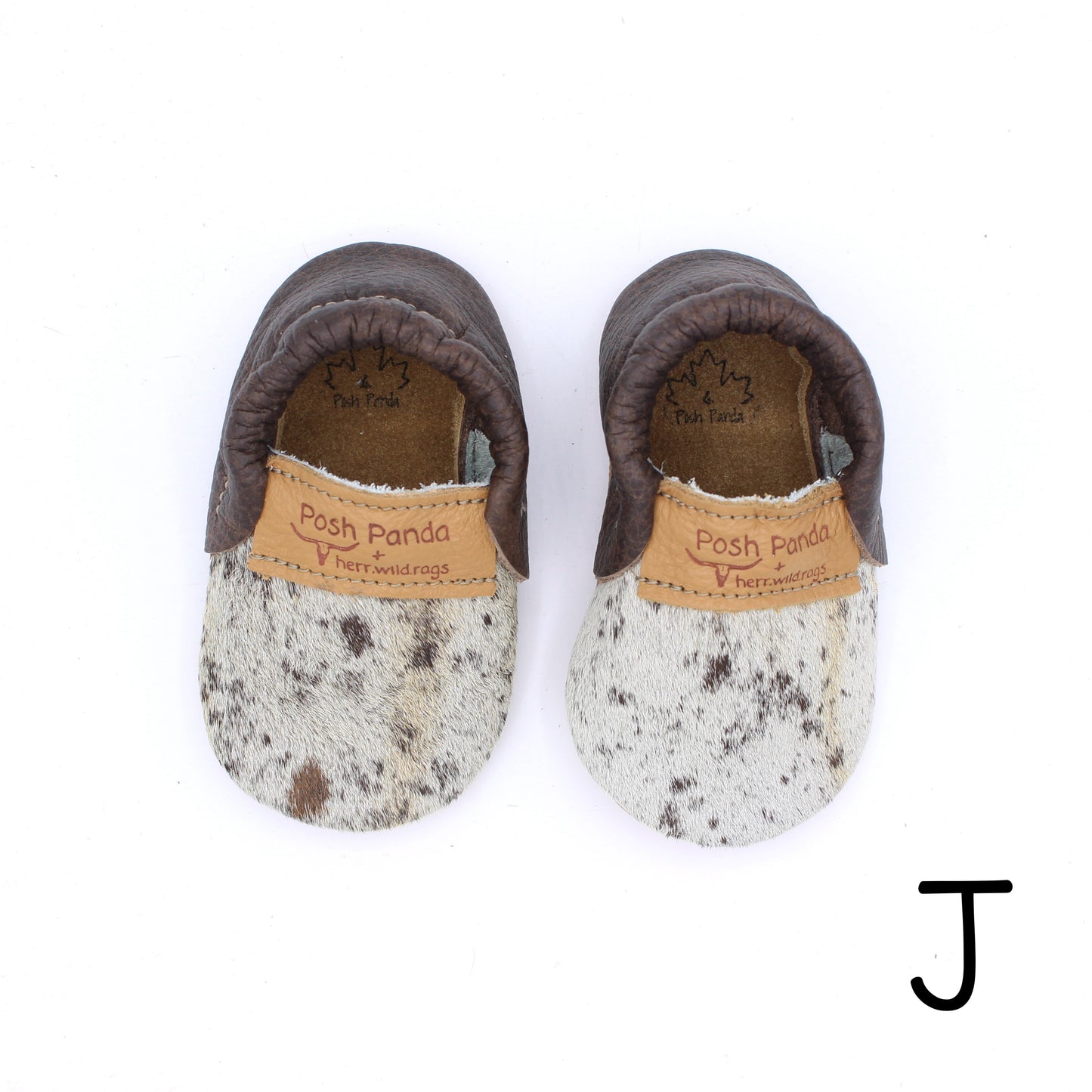 Hair Hide Mocs - BABY/TODDLER (Soft Sole) - Size 4