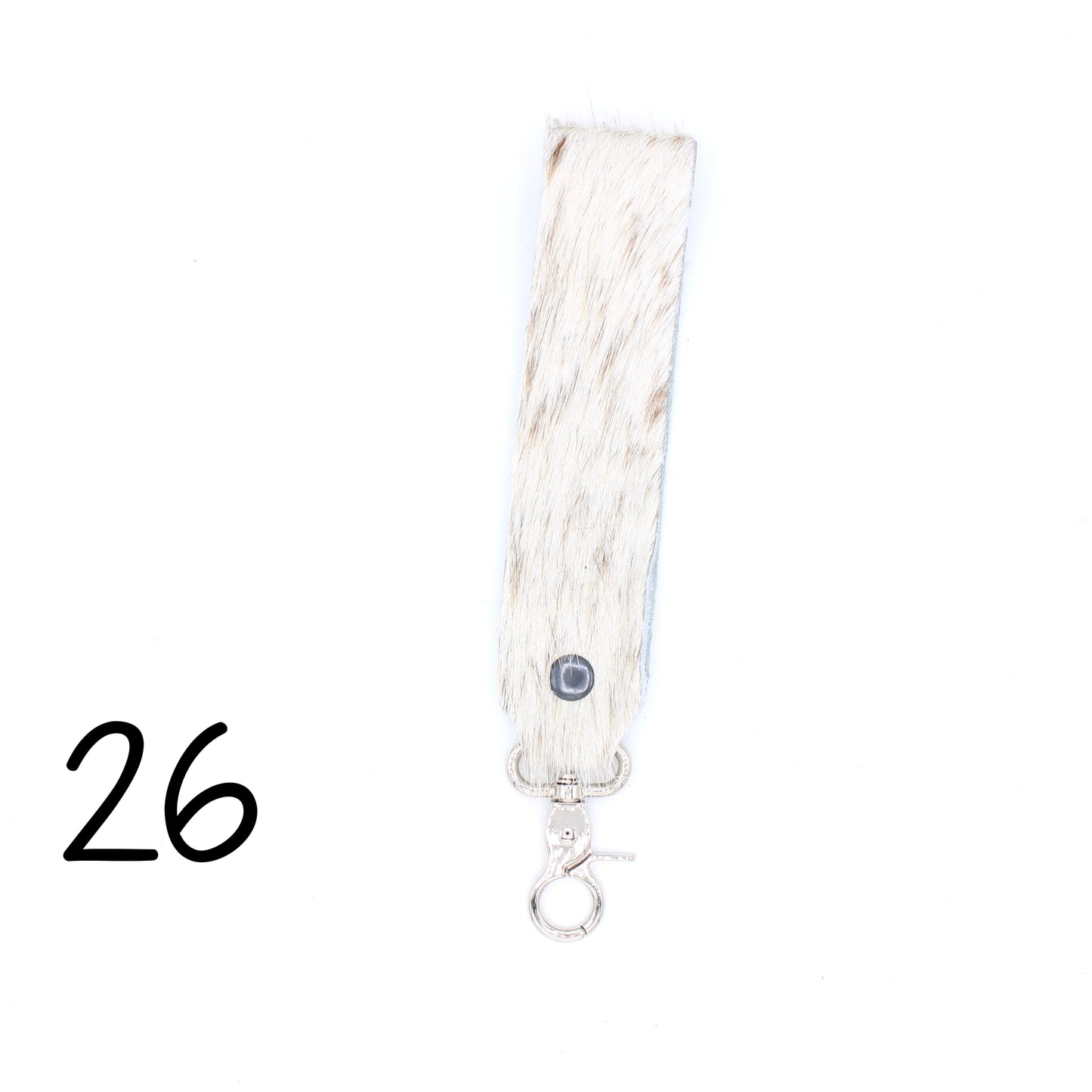 Hair Hide WIDE Wristlet Keychain - SINGLE