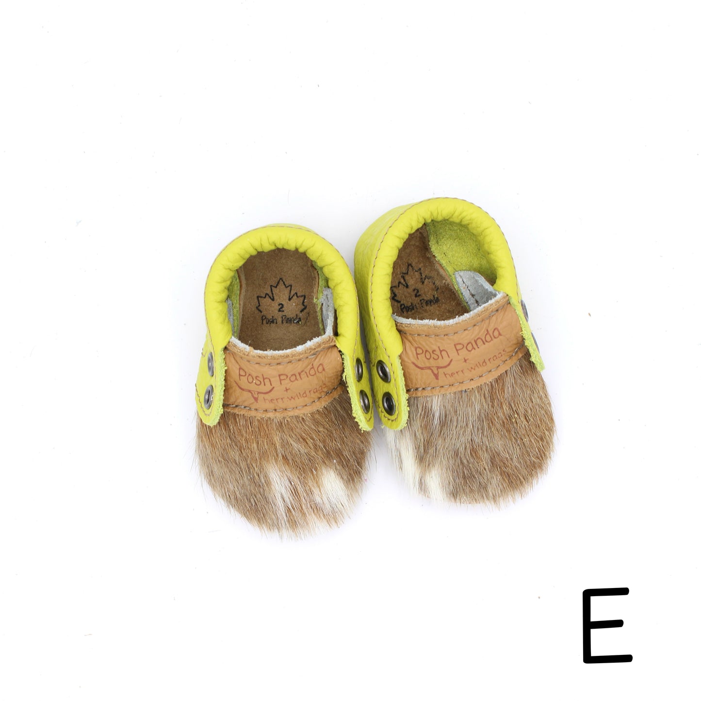 Hair Hide Mocs - BABY/TODDLER (Soft Sole) - Size 2