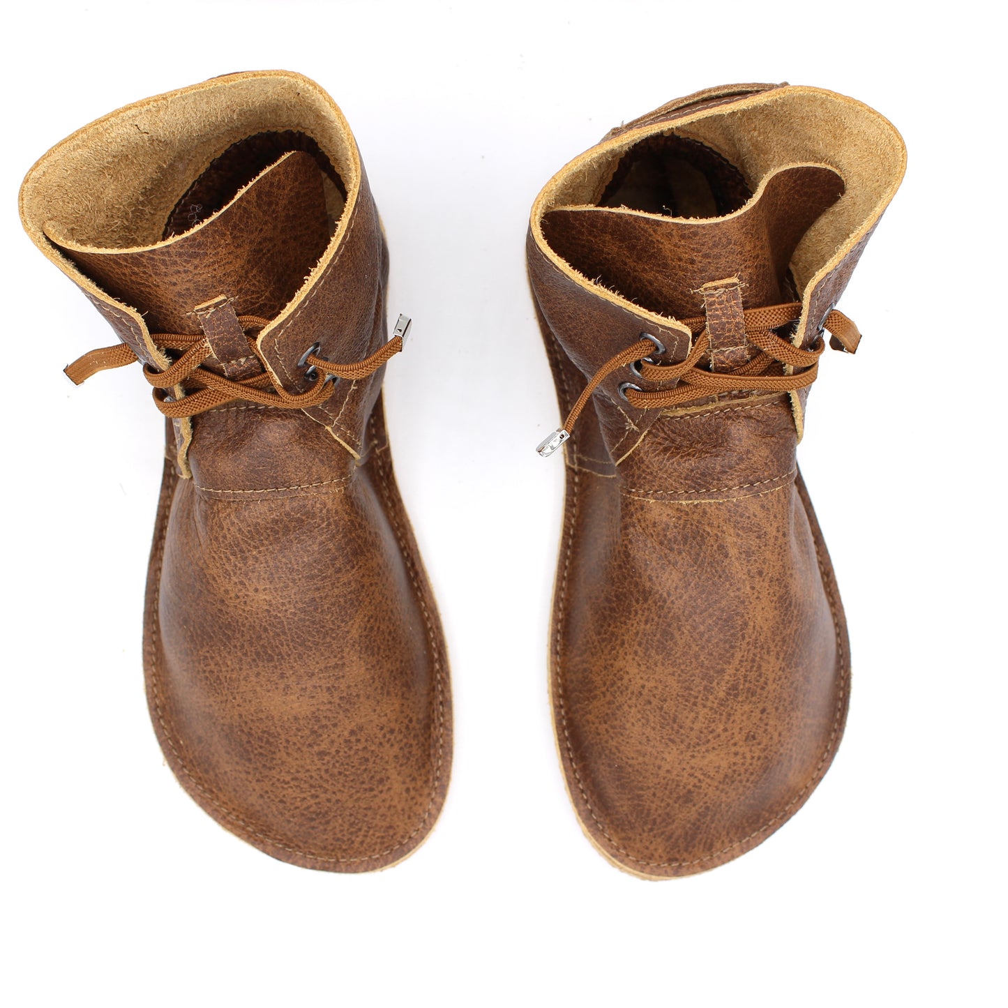 Ladies BOOTS - Antique Saddle - 8mm Beige Hybrid Soles