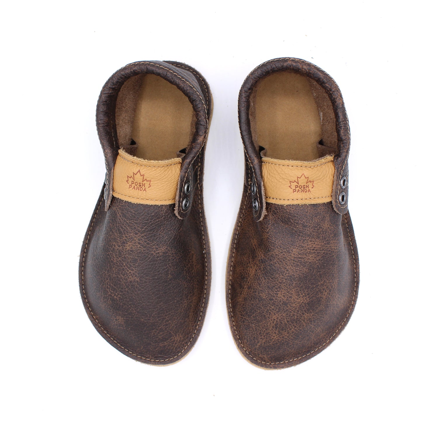Ladies Hampton Mocs - Whiskey - 6mm Beige Hybrid Soles