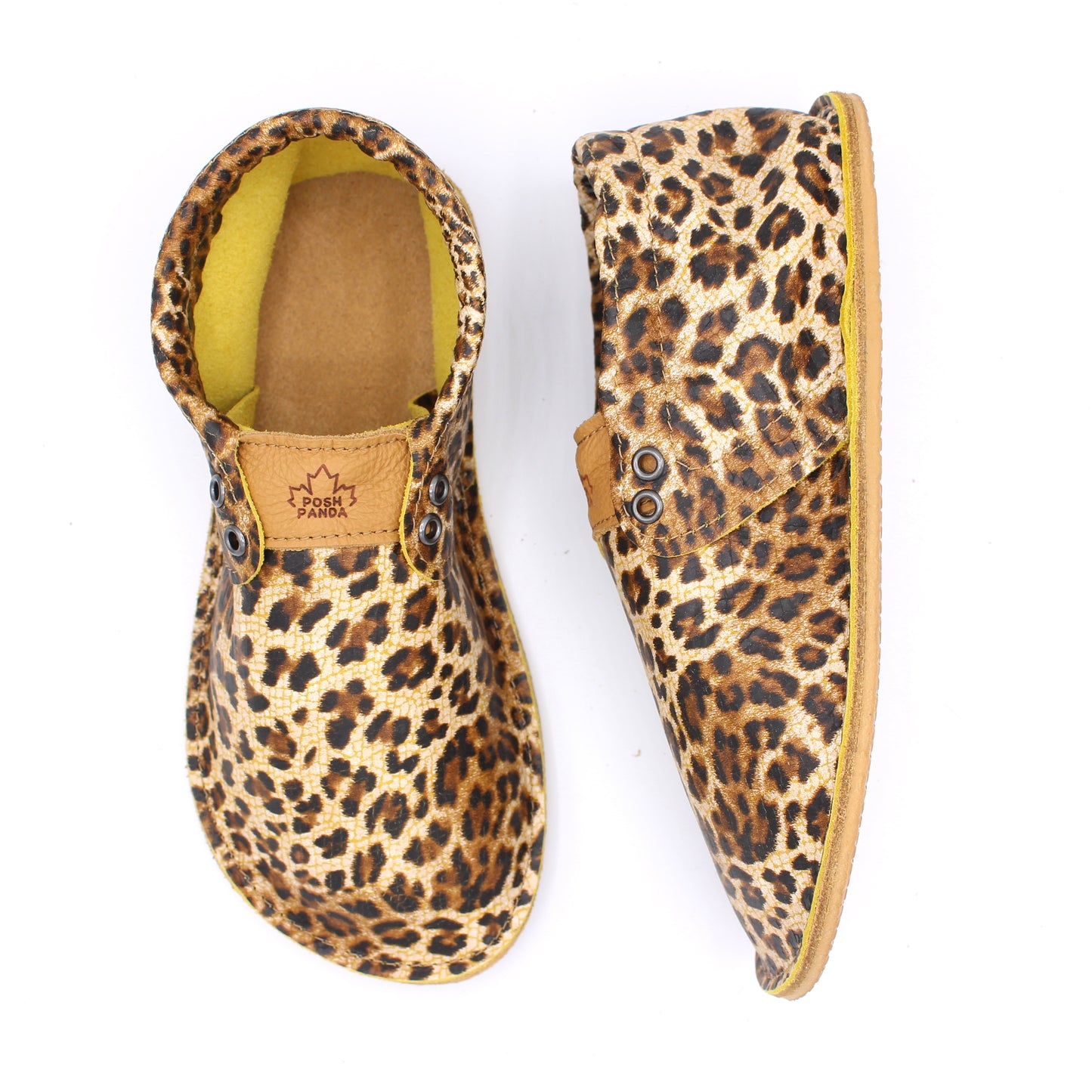 Ladies Hampton Mocs - Leopard - 4mm Hybrid Soles