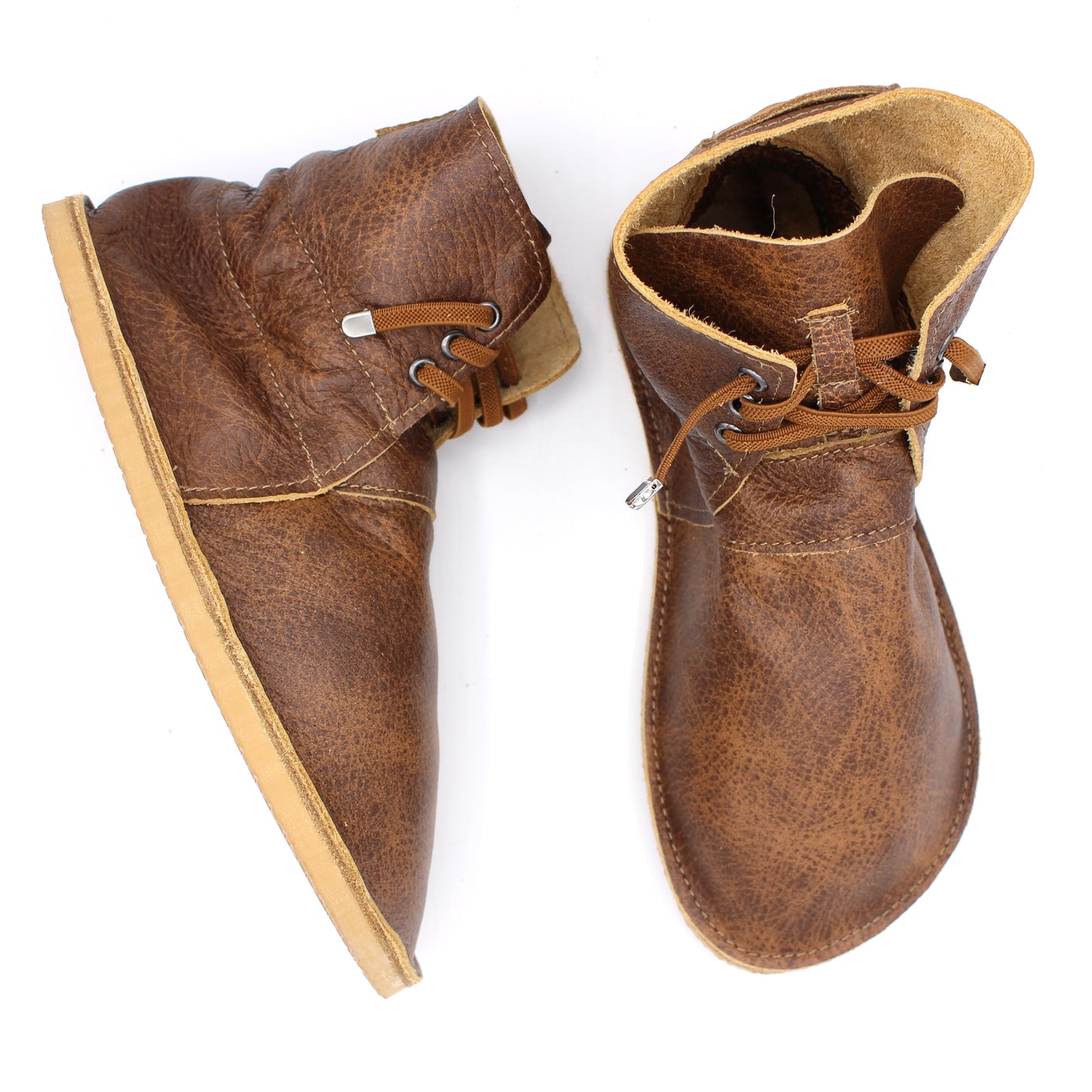 Ladies BOOTS - Antique Saddle - 8mm Beige Hybrid Soles