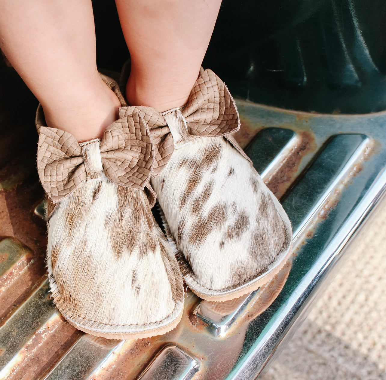 Hair Hide Mocs - TODDLER - Size 11/12 (4-6mm Sole)