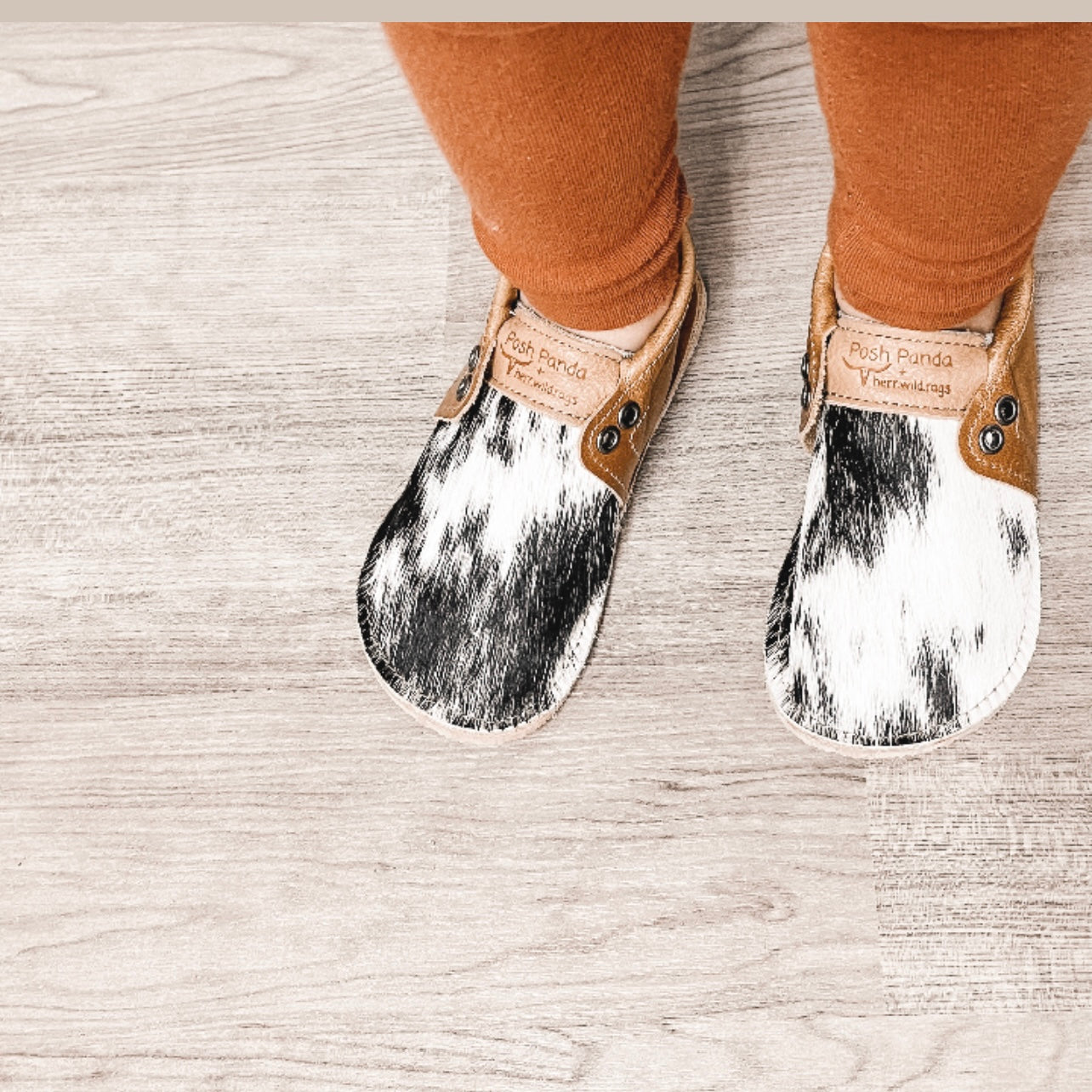 Hair Hide Mocs - TODDLER - Size 5/6 (RUGGED Sole)