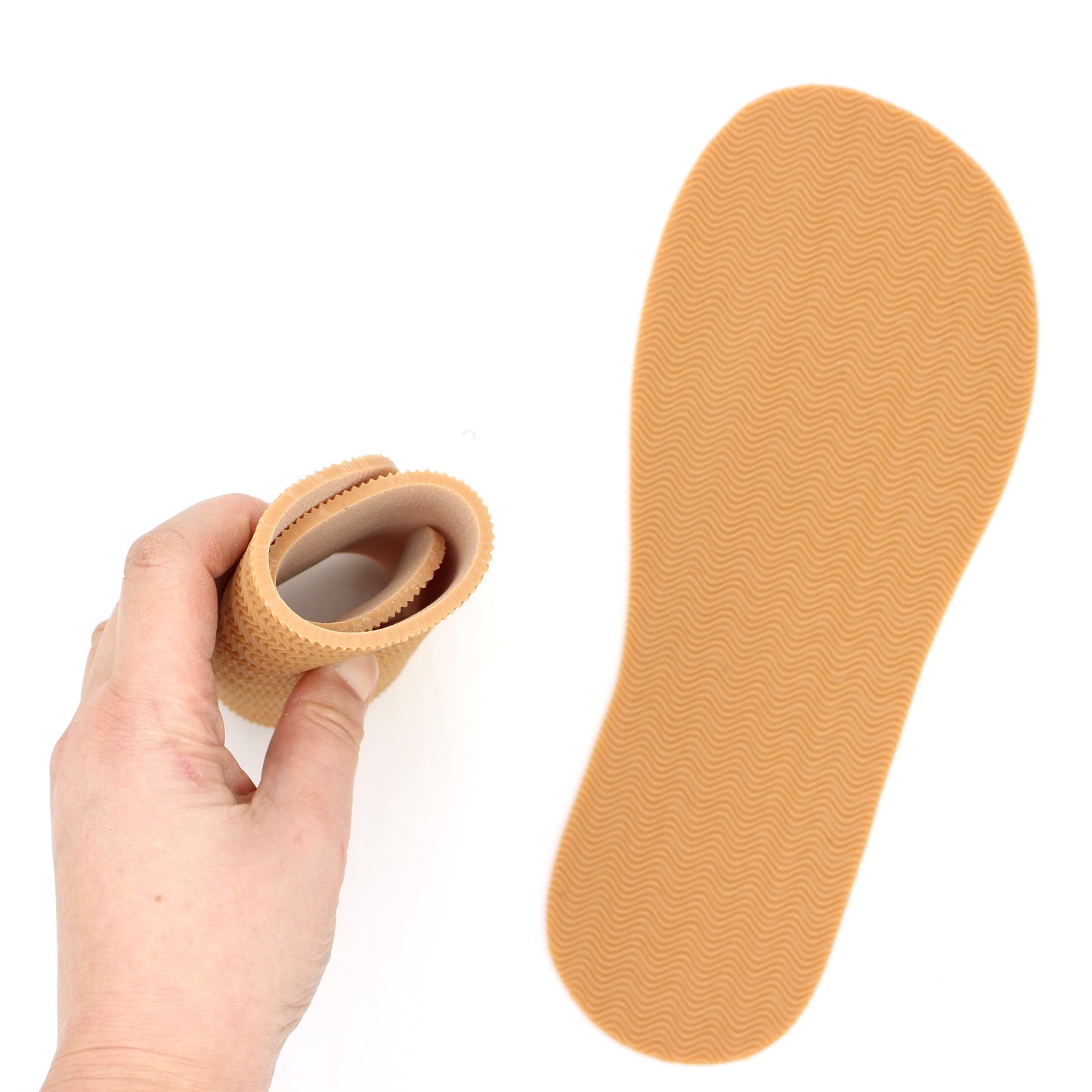 Ladies - Hamptons - Full SADDLE - 6mm Beige Hybrid Soles