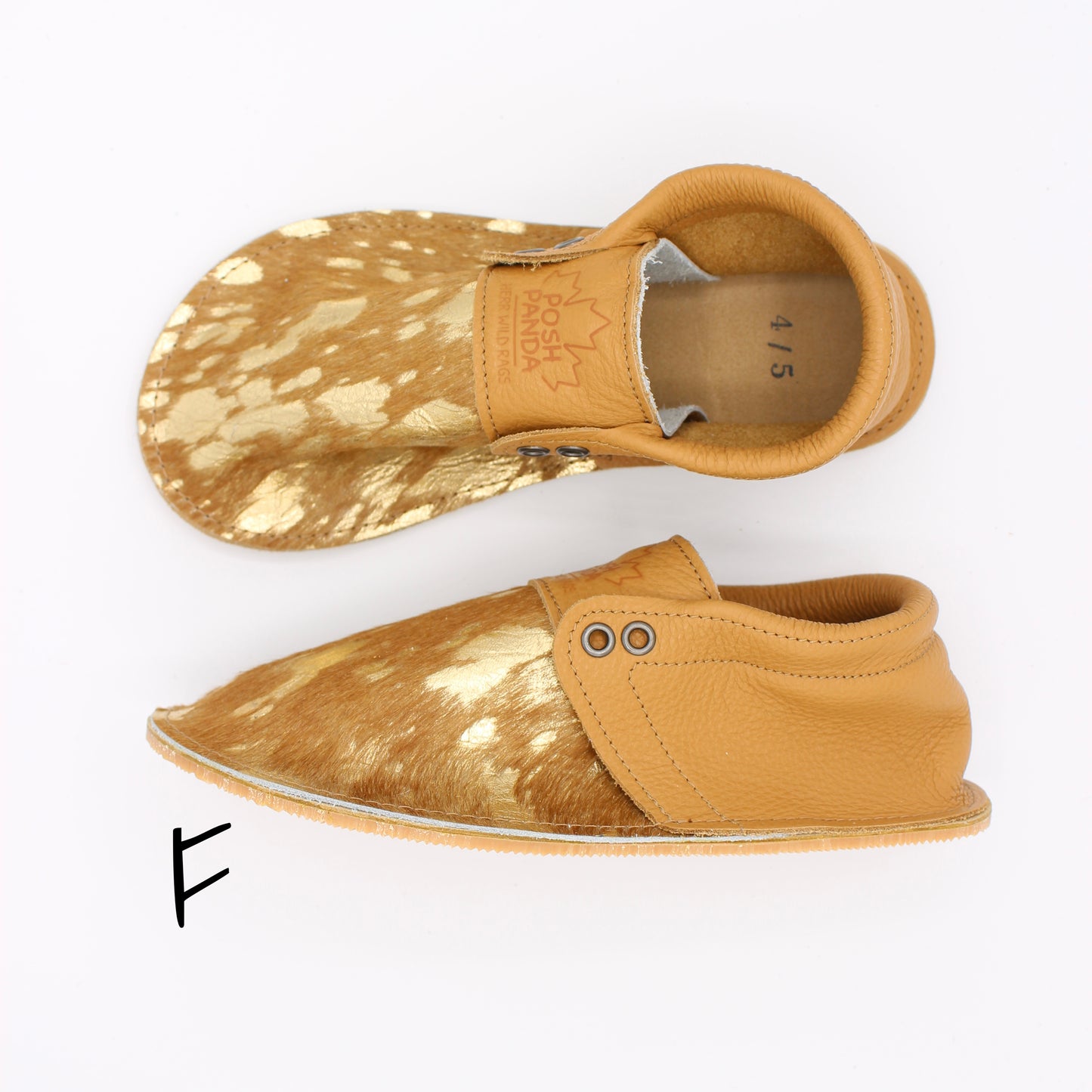Hair Hide Collab Mocs - Ladies - SIZE 5 (4-6mm Soles)