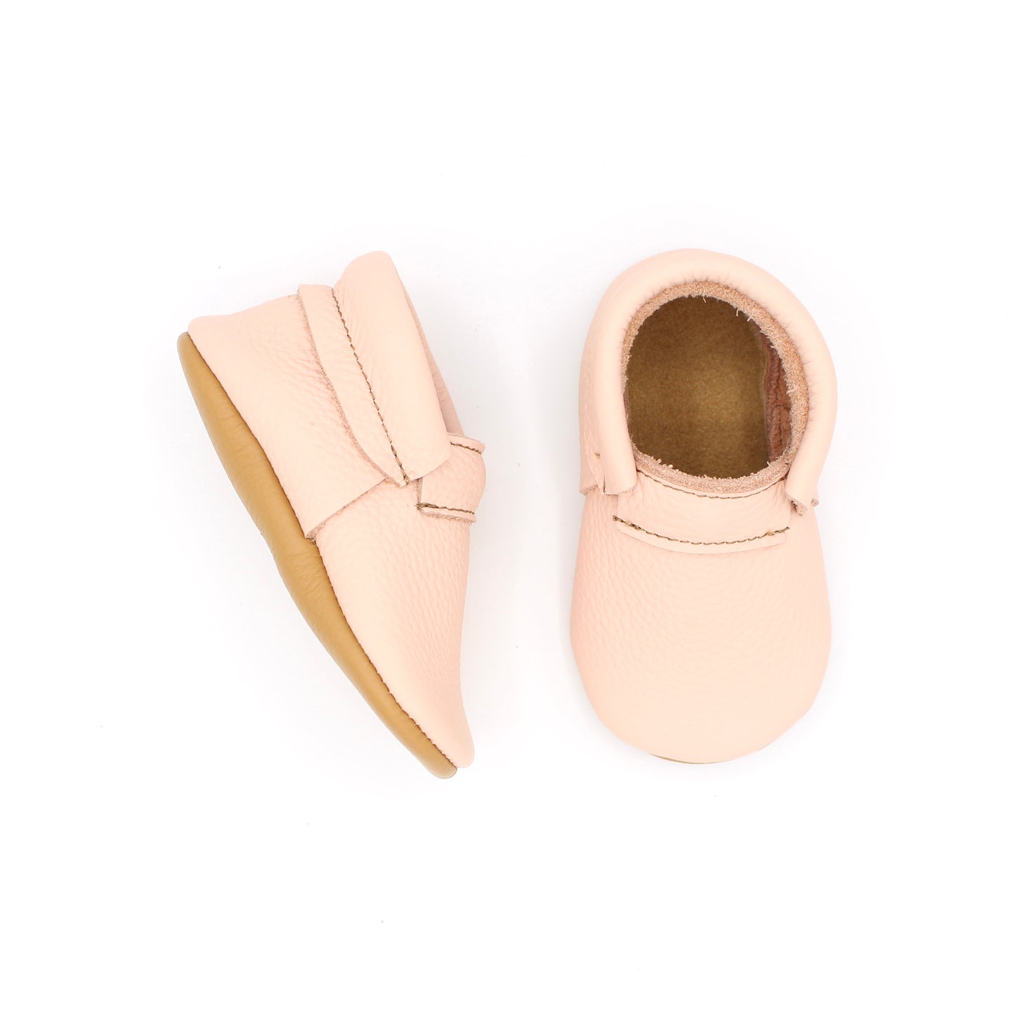 Baby Fringeless Moc - Soft Pink