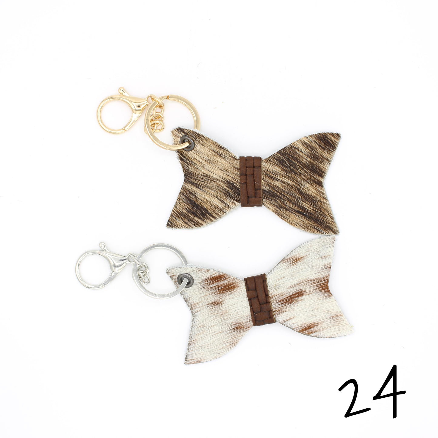 Hair Hide Belted Keychain - 2 PACK