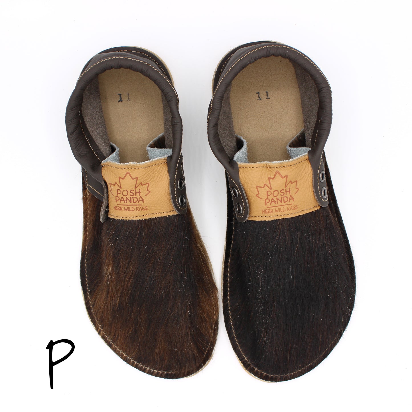 Hair Hide Collab Mocs - Ladies - SIZE 11 (4-6mm Soles)