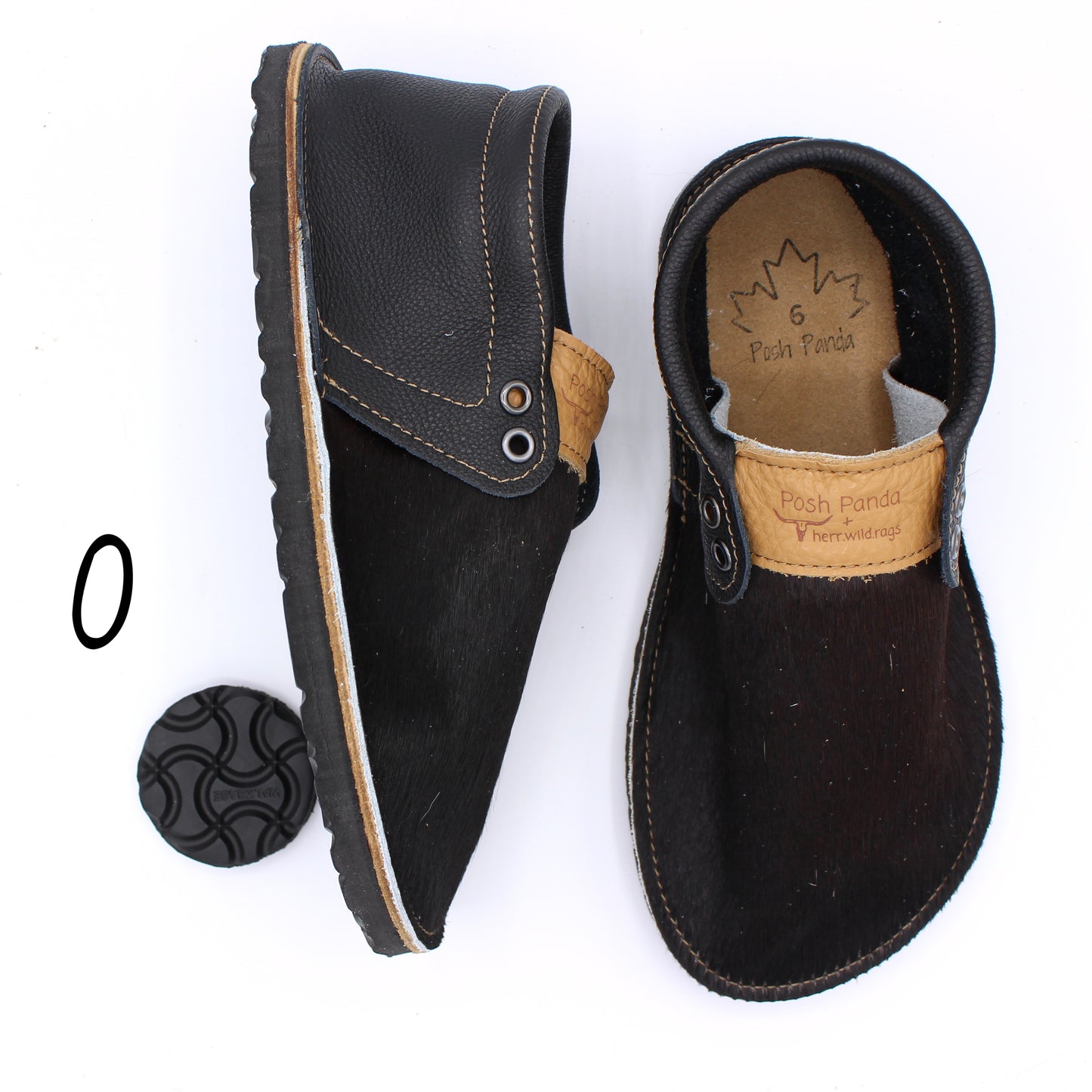 Hair Hide Collab Mocs - Ladies - SIZE 6 - RUGGED