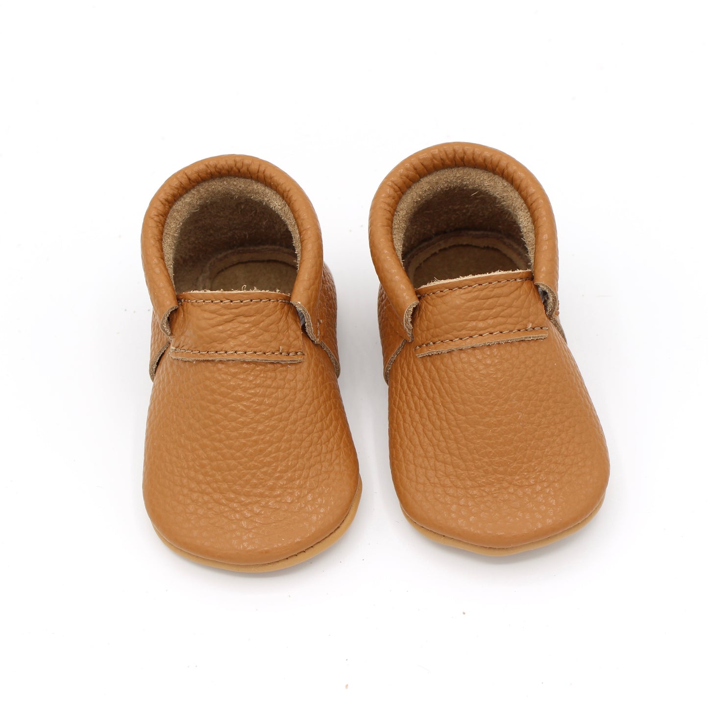 Baby Fringeless Moc - Cinnamon