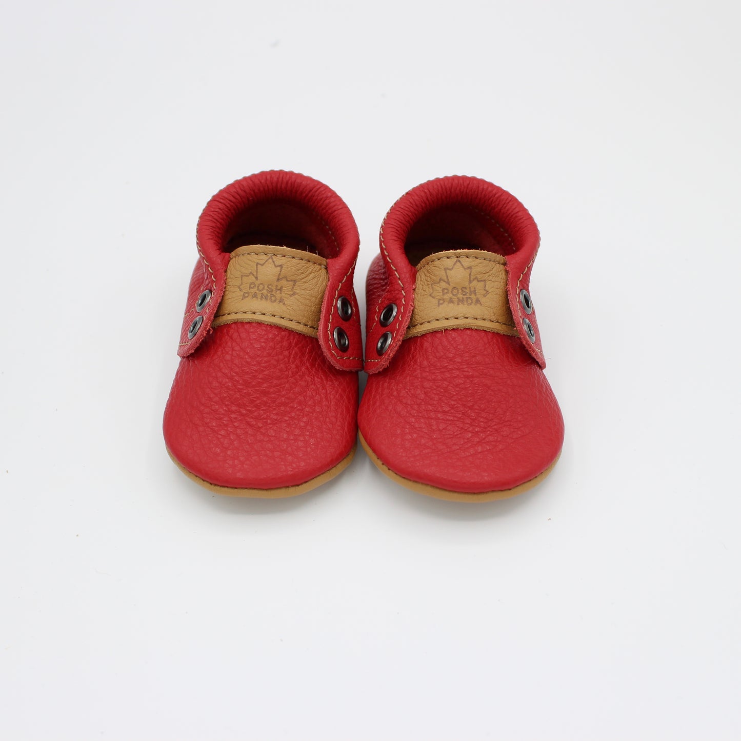 Baby Red Hampton Moc - Posh Panda