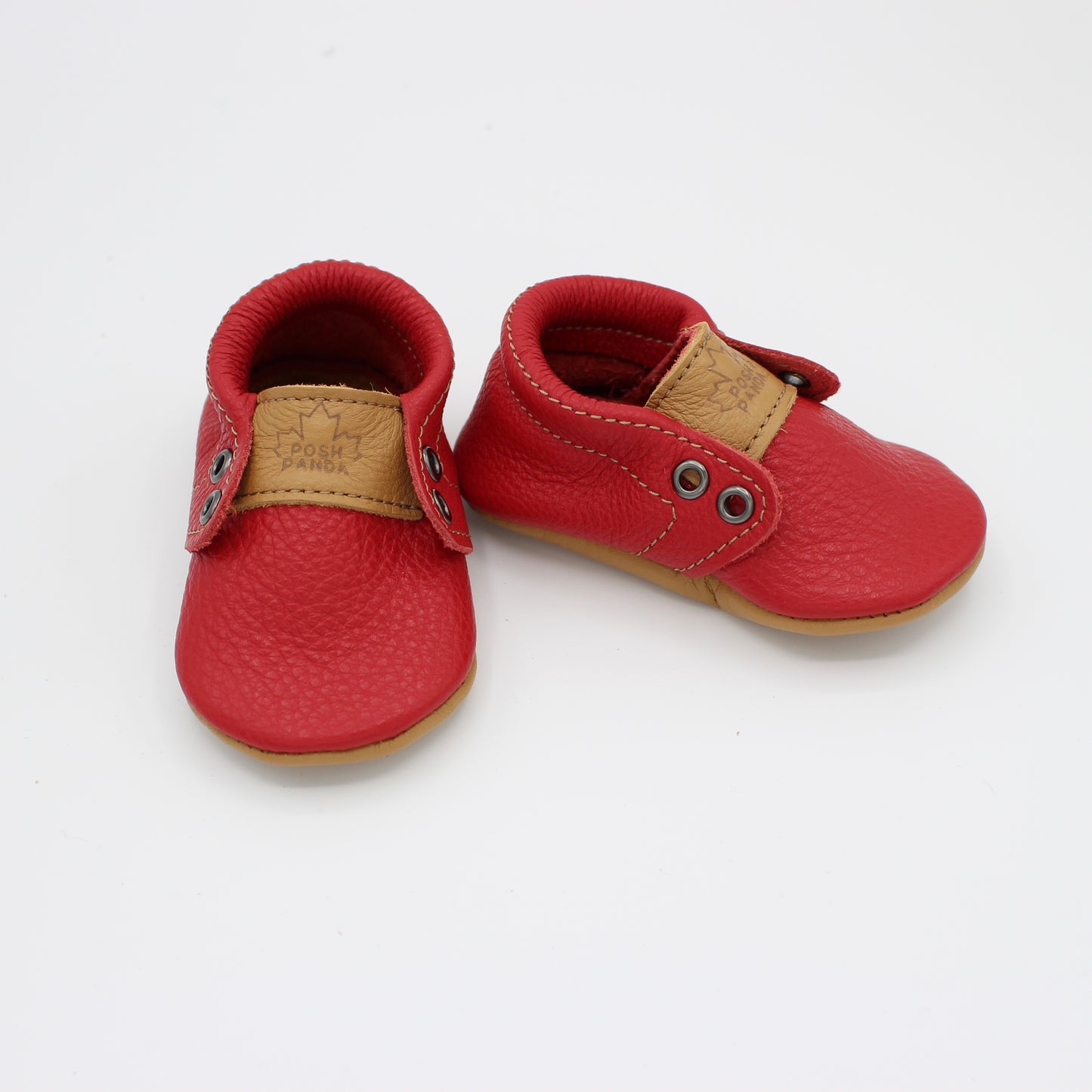 Baby Red Hampton Moc - Posh Panda