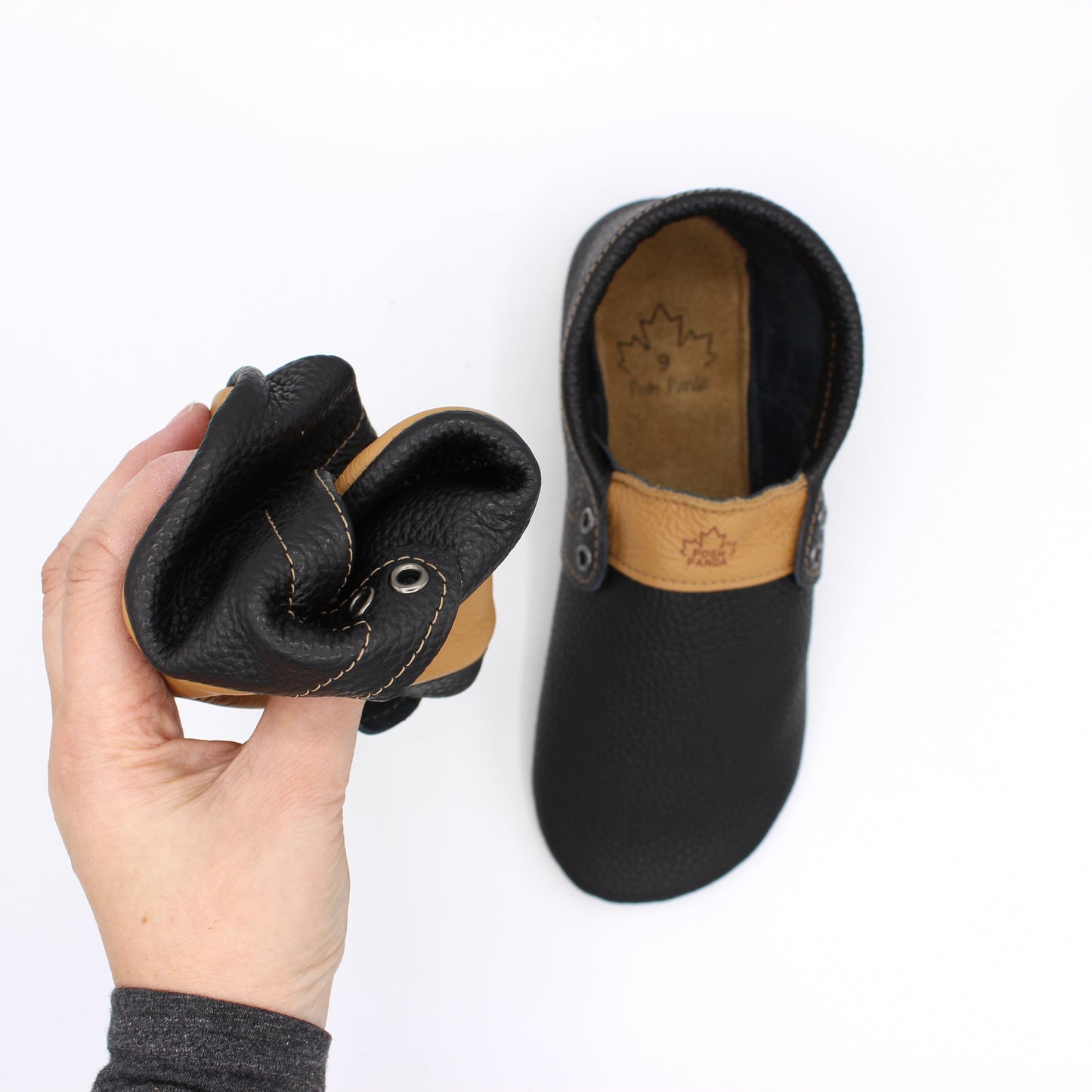 Ladies Hampton Mocs - Black - SOFT SOLE