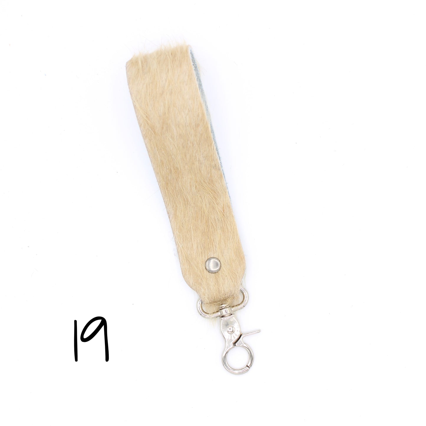 Hair Hide WIDE Wristlet Keychain - SINGLE