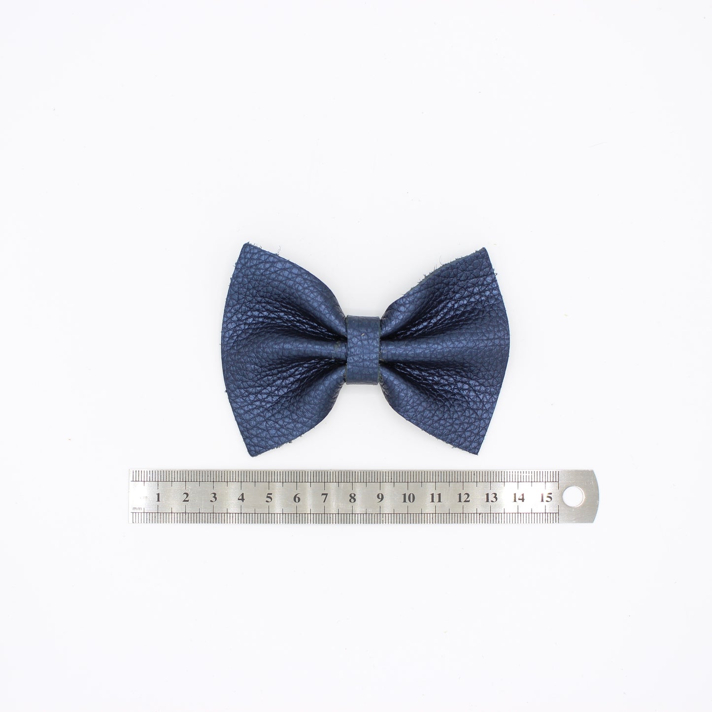 Navy Shimmer Bow