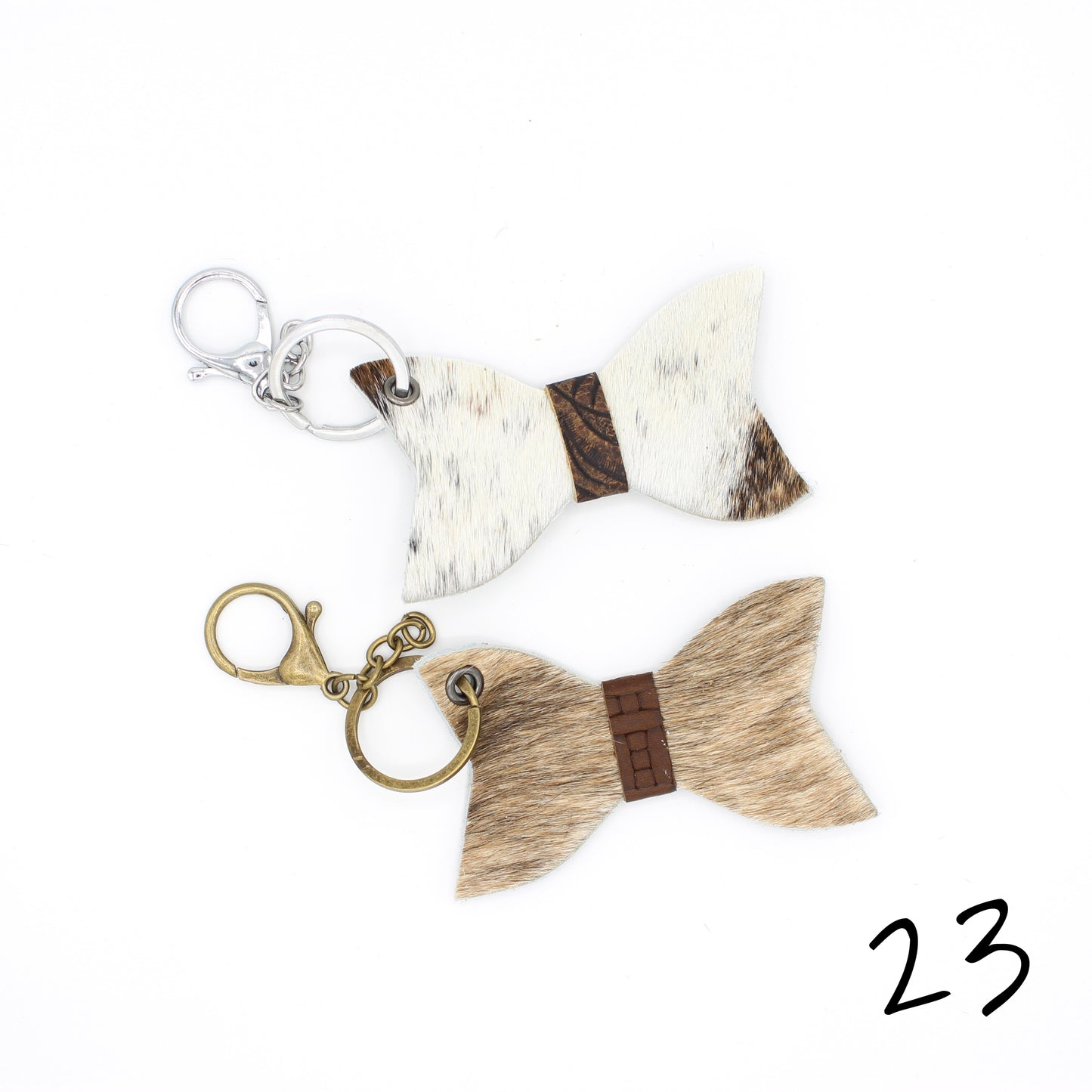Hair Hide Belted Keychain - 2 PACK