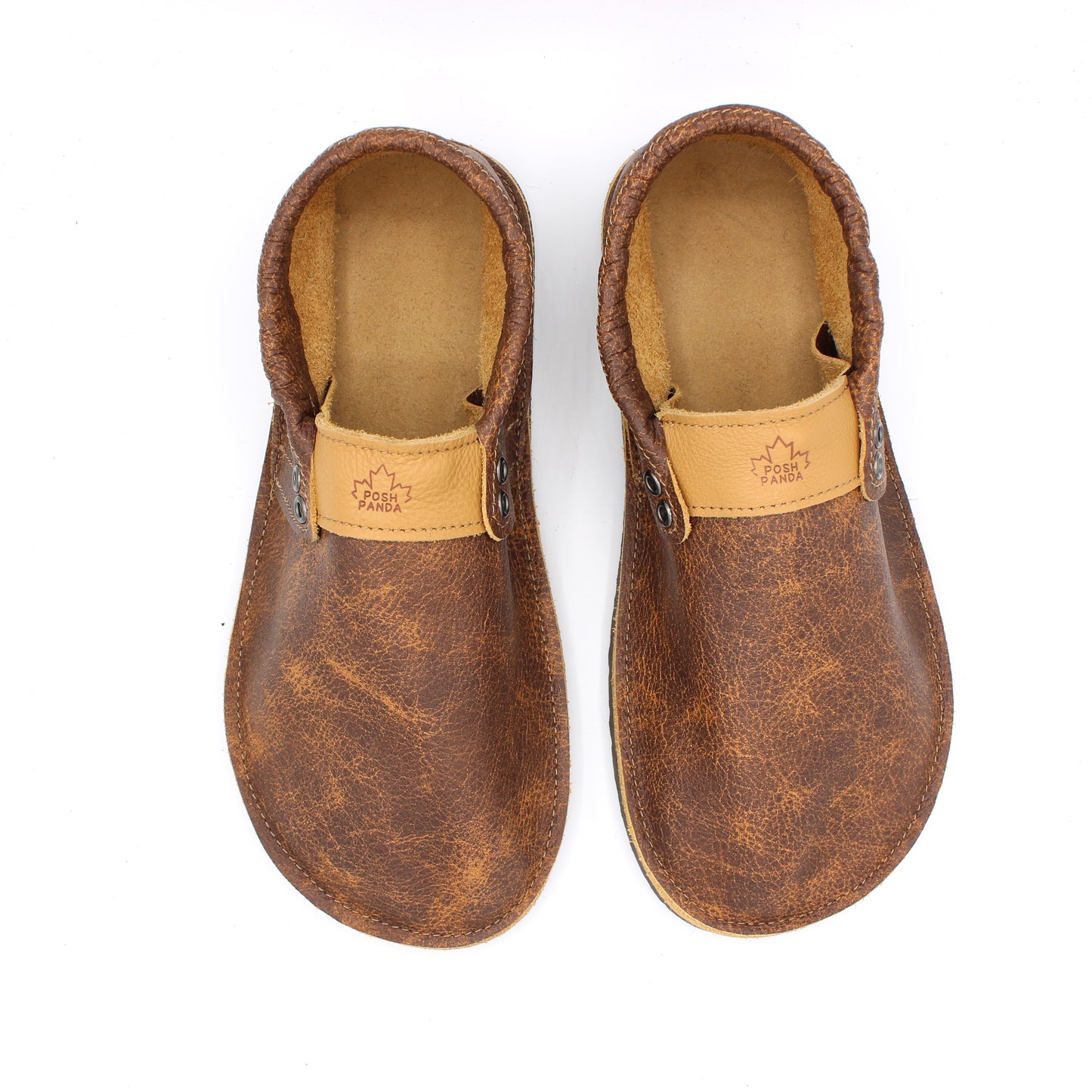Mens Hampton Mocs - Antique Saddle - 10mm Brown RUGGED SOLES