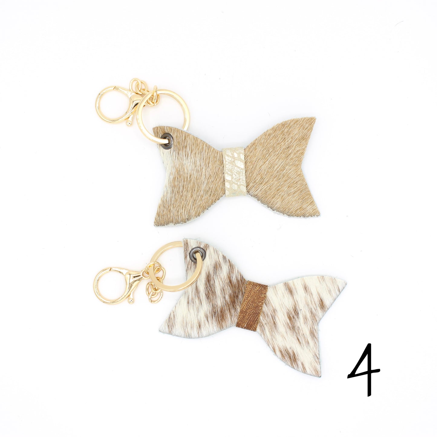 Hair Hide Belted Keychain - 2 PACK