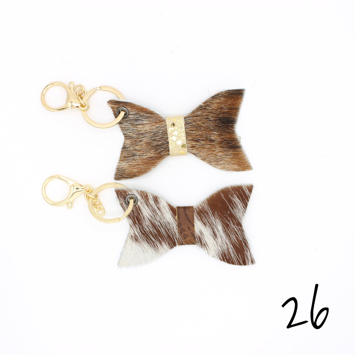 Hair Hide Belted Keychain - 2 PACK