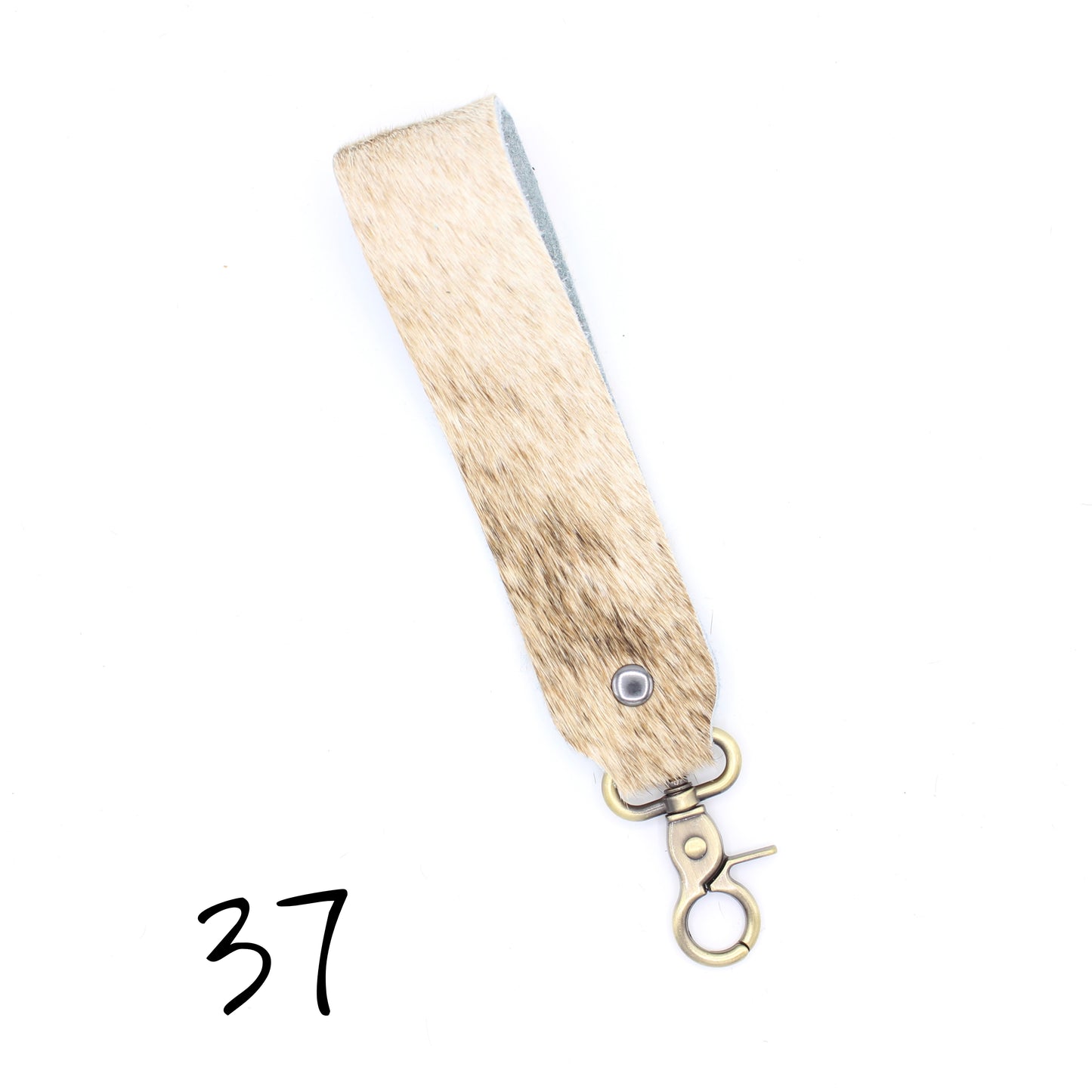 Hair Hide WIDE Wristlet Keychain - SINGLE