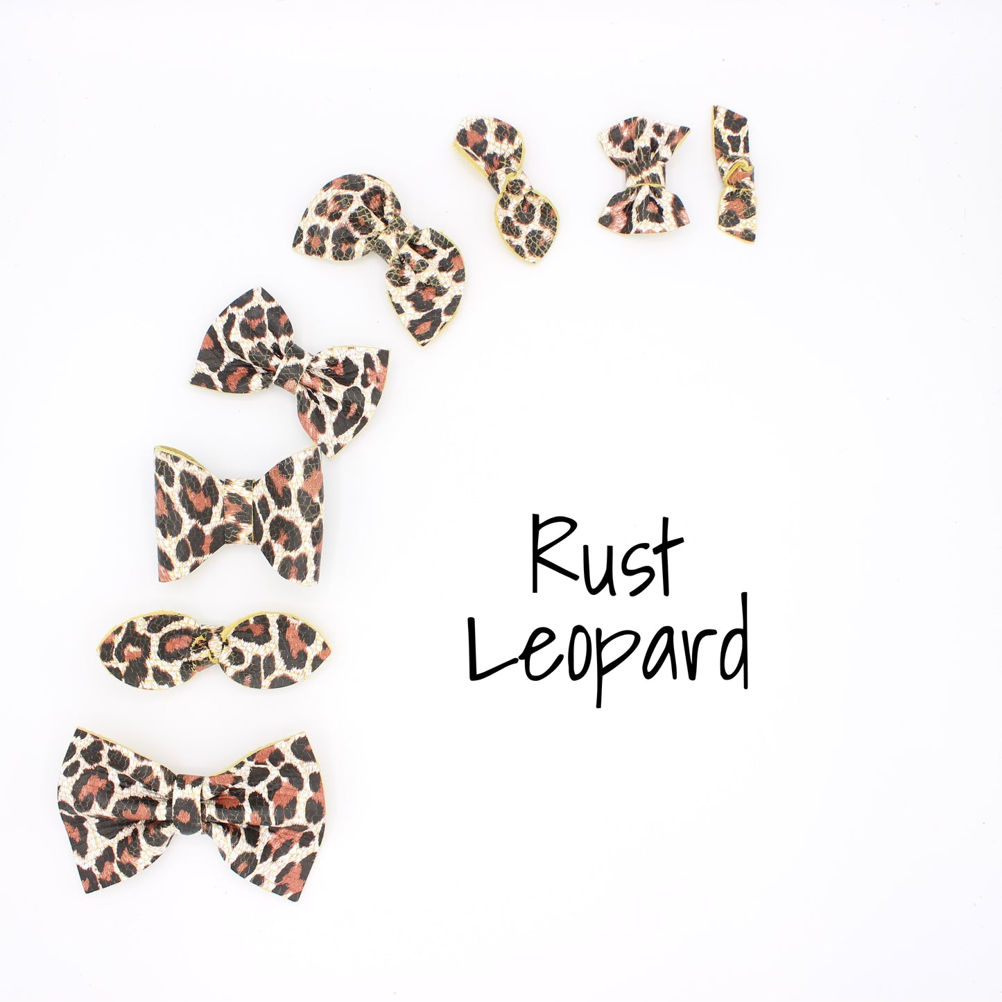Rust Leopard Bow