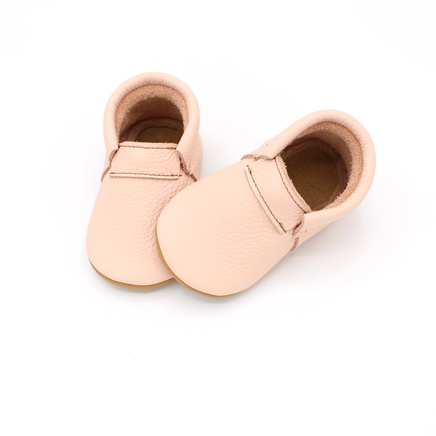 Baby Fringeless Moc - Soft Pink