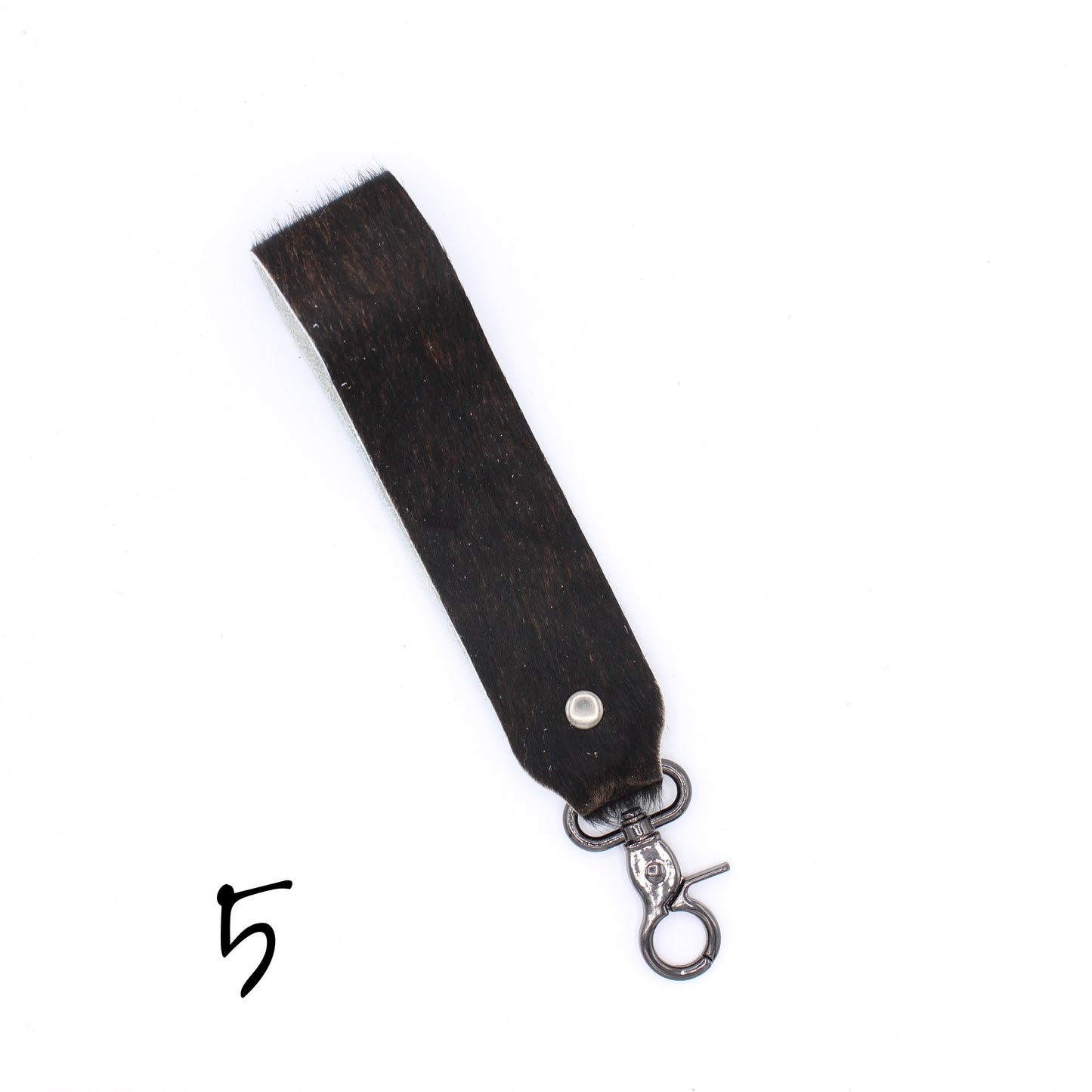 Hair Hide WIDE Wristlet Keychain - SINGLE