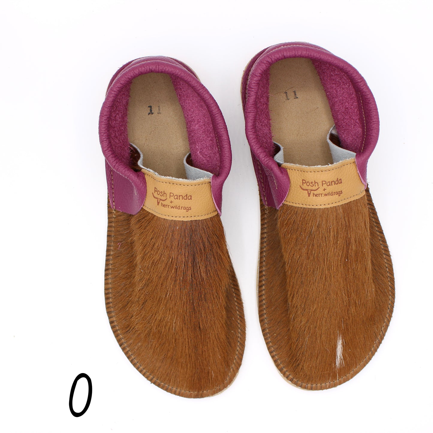 Hair Hide Collab Mocs - Ladies - SIZE 11 (4-6mm Soles)