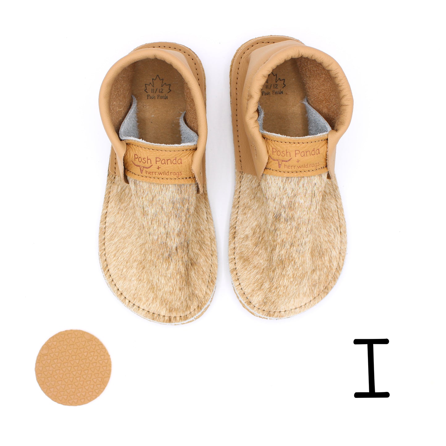 Hair Hide Mocs - TODDLER - Size 11/12 (4-6mm Sole)