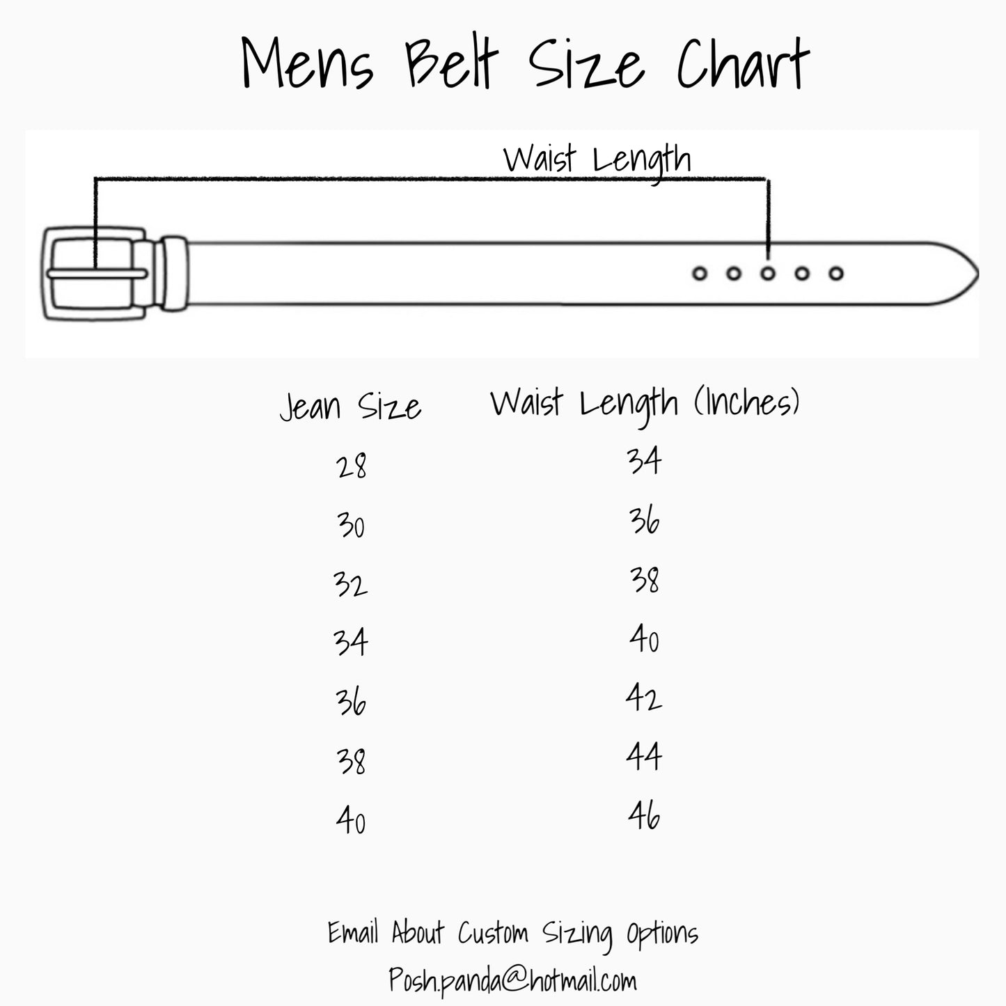 Men’s Leather Belt