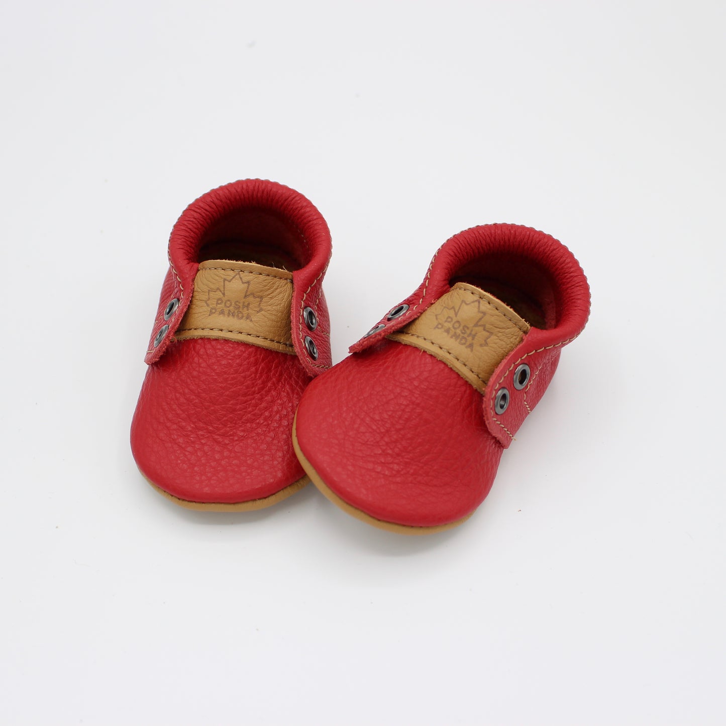 Baby Red Hampton Moc - Posh Panda
