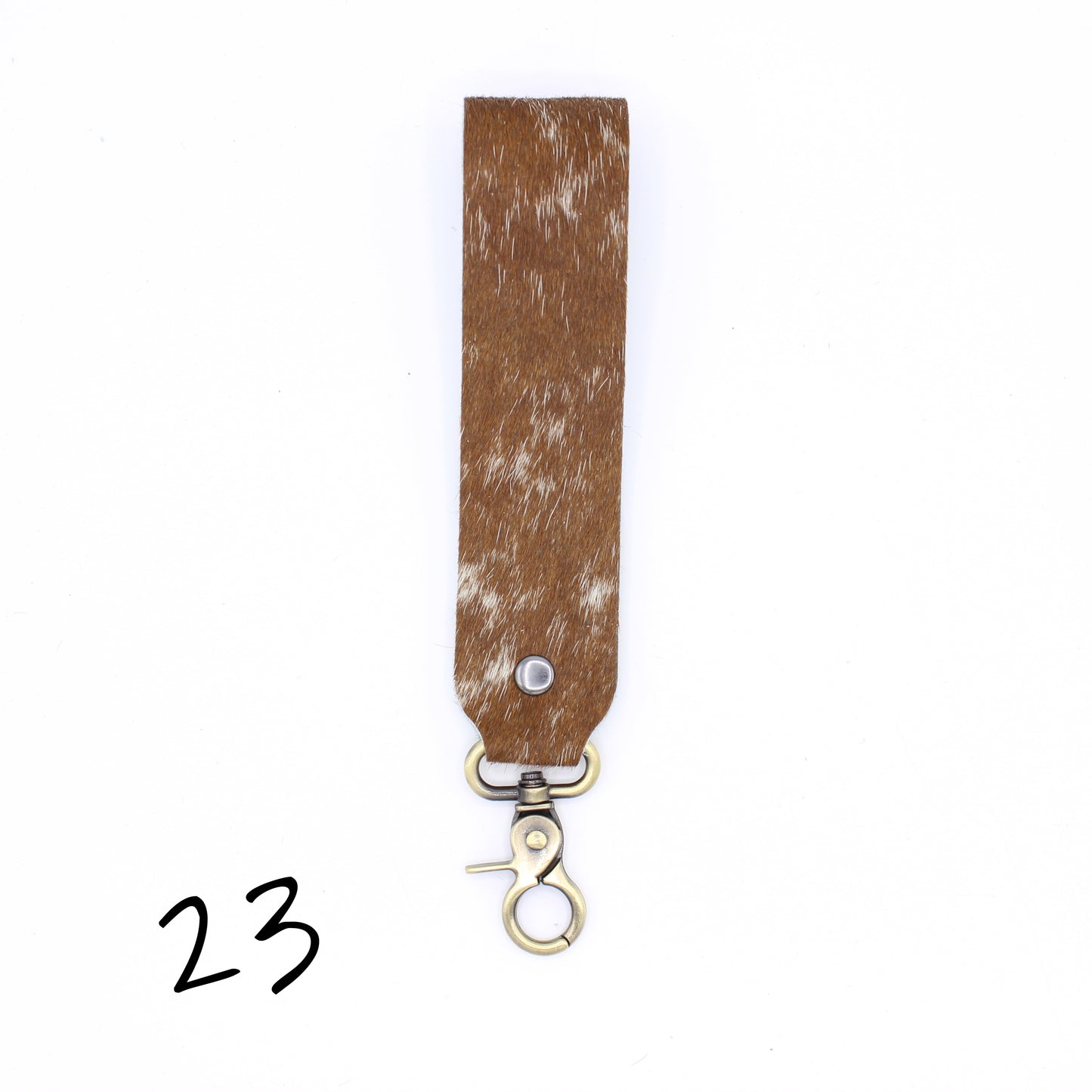 Hair Hide WIDE Wristlet Keychain - SINGLE