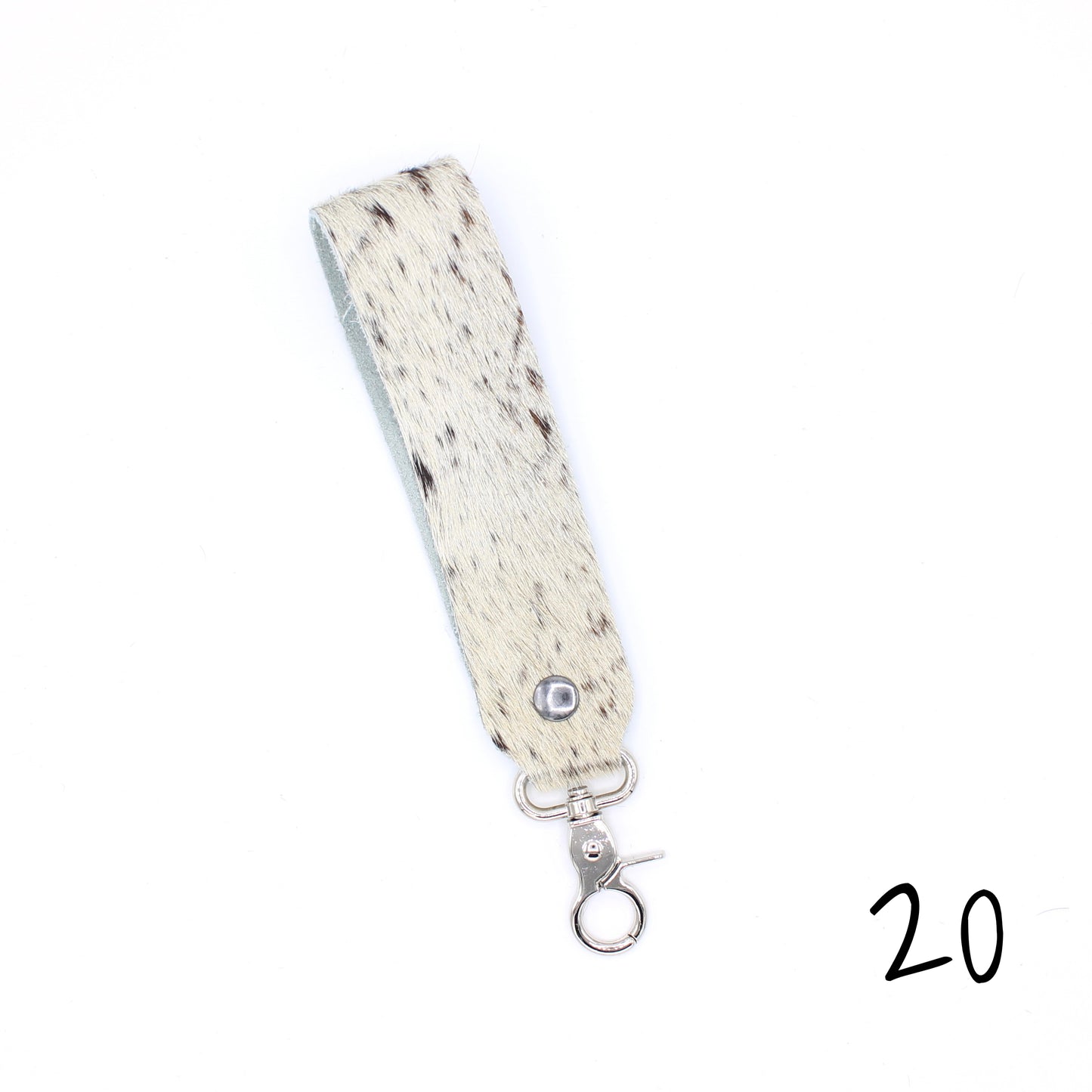 Hair Hide WIDE Wristlet Keychain - SINGLE