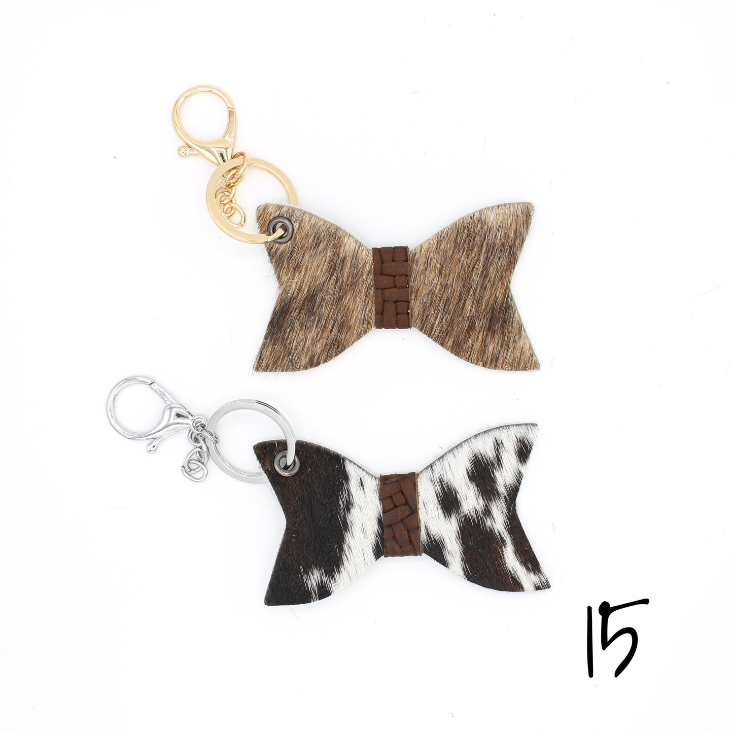 Hair Hide Belted Keychain - 2 PACK