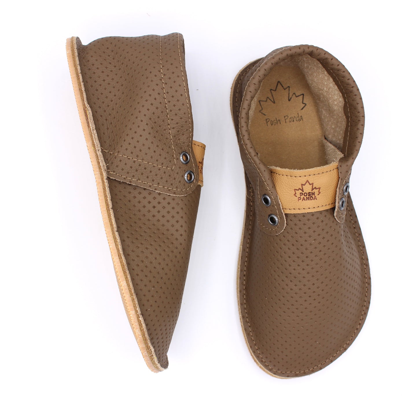 Ladies Hampton Mocs - Bourbon Biscuit - 4mm minimalist