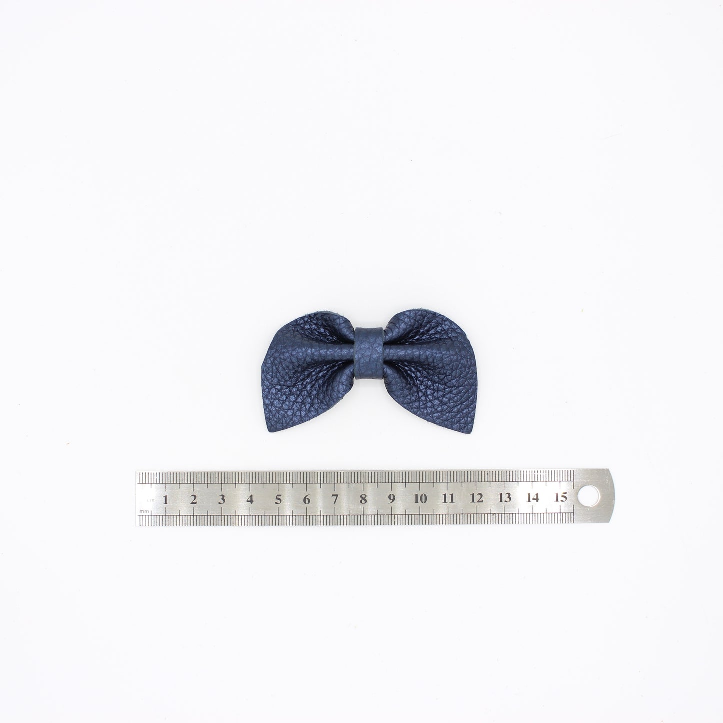 Navy Shimmer Bow