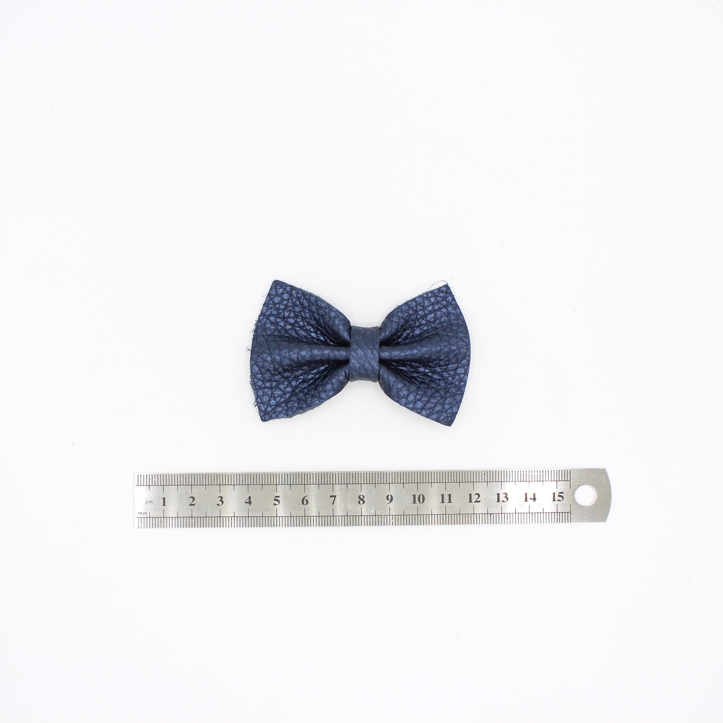 Navy Shimmer Bow