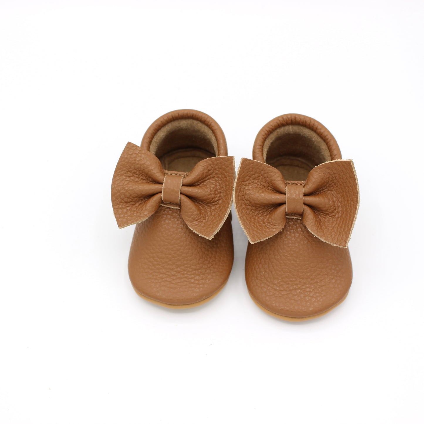Baby Bow Moc - Caramel