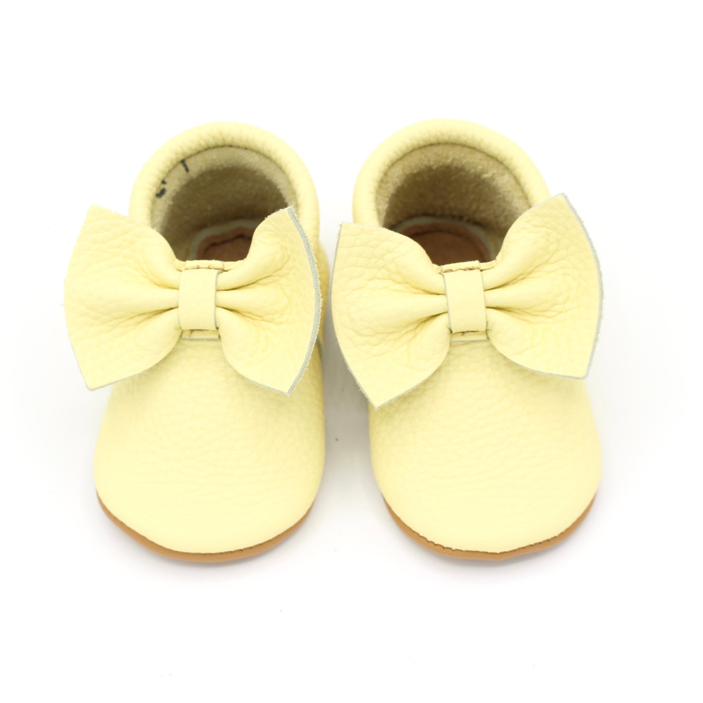 Baby Bow Moc - Lemon Drop