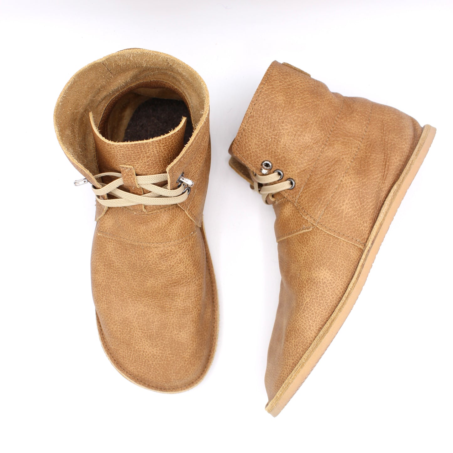 Ladies BOOTS - Classic - Weathered Oak - 8mm Beige Hybrid Soles